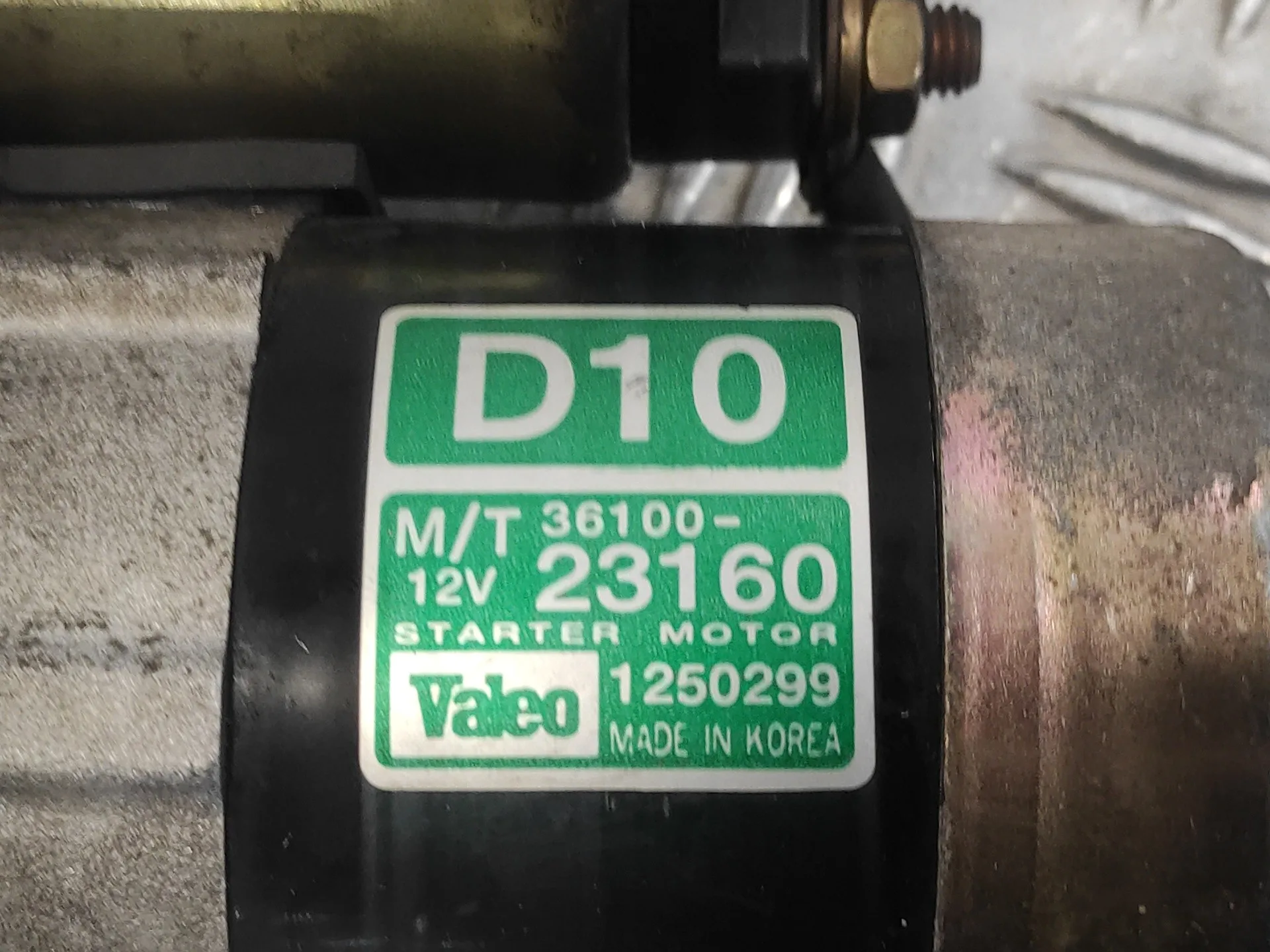 Motor Arranque para Kia Cerato