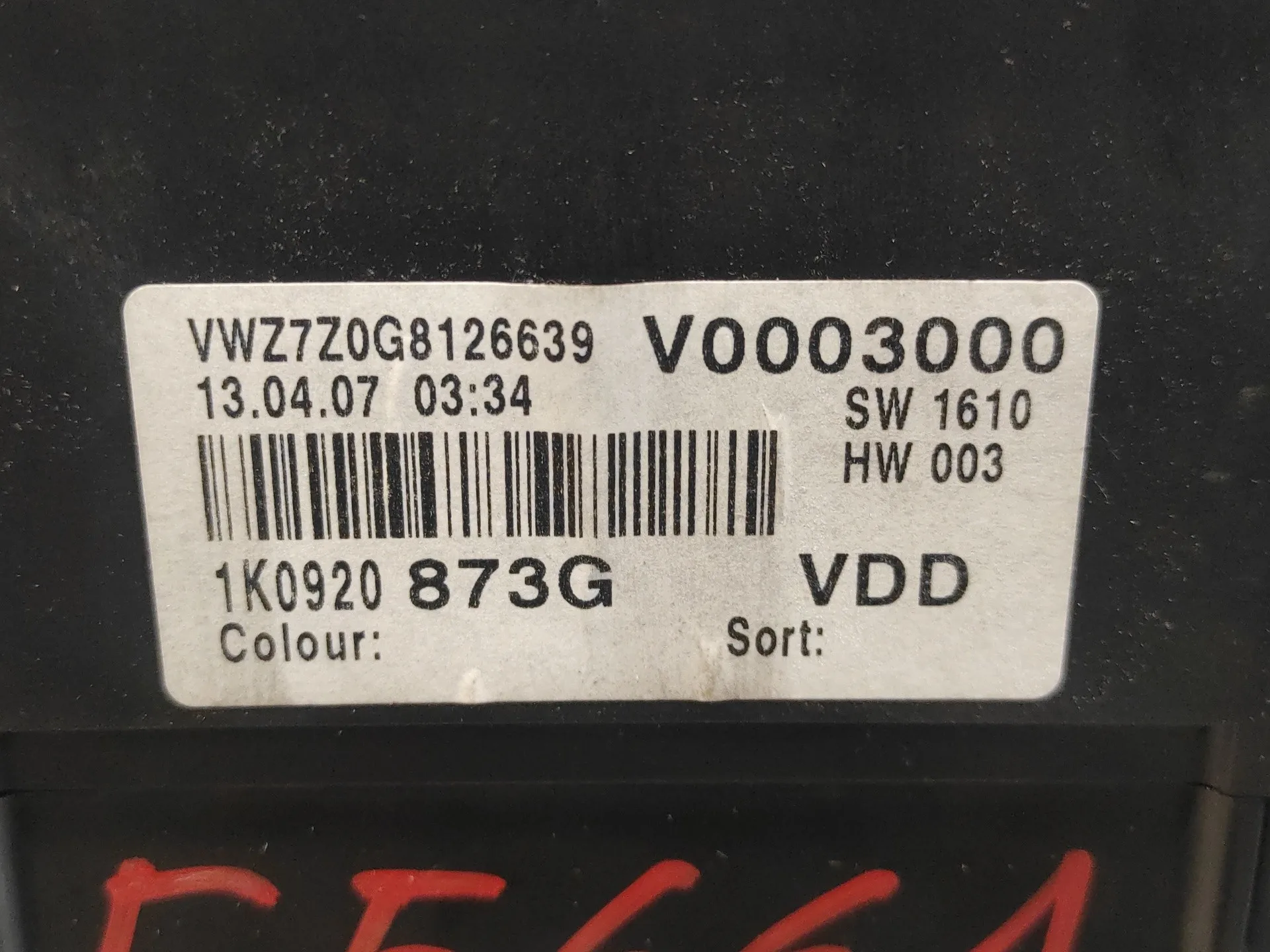 Cuadro Instrumentos para Volkswagen Golf V Berlina (1K1)