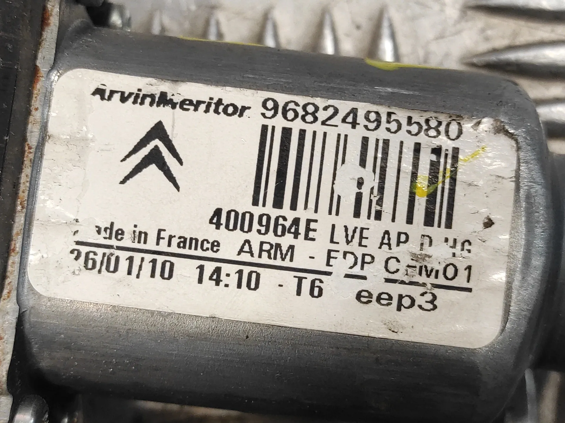 Motor Elevalunas Delantero Derecho para Citroën C4 Picasso