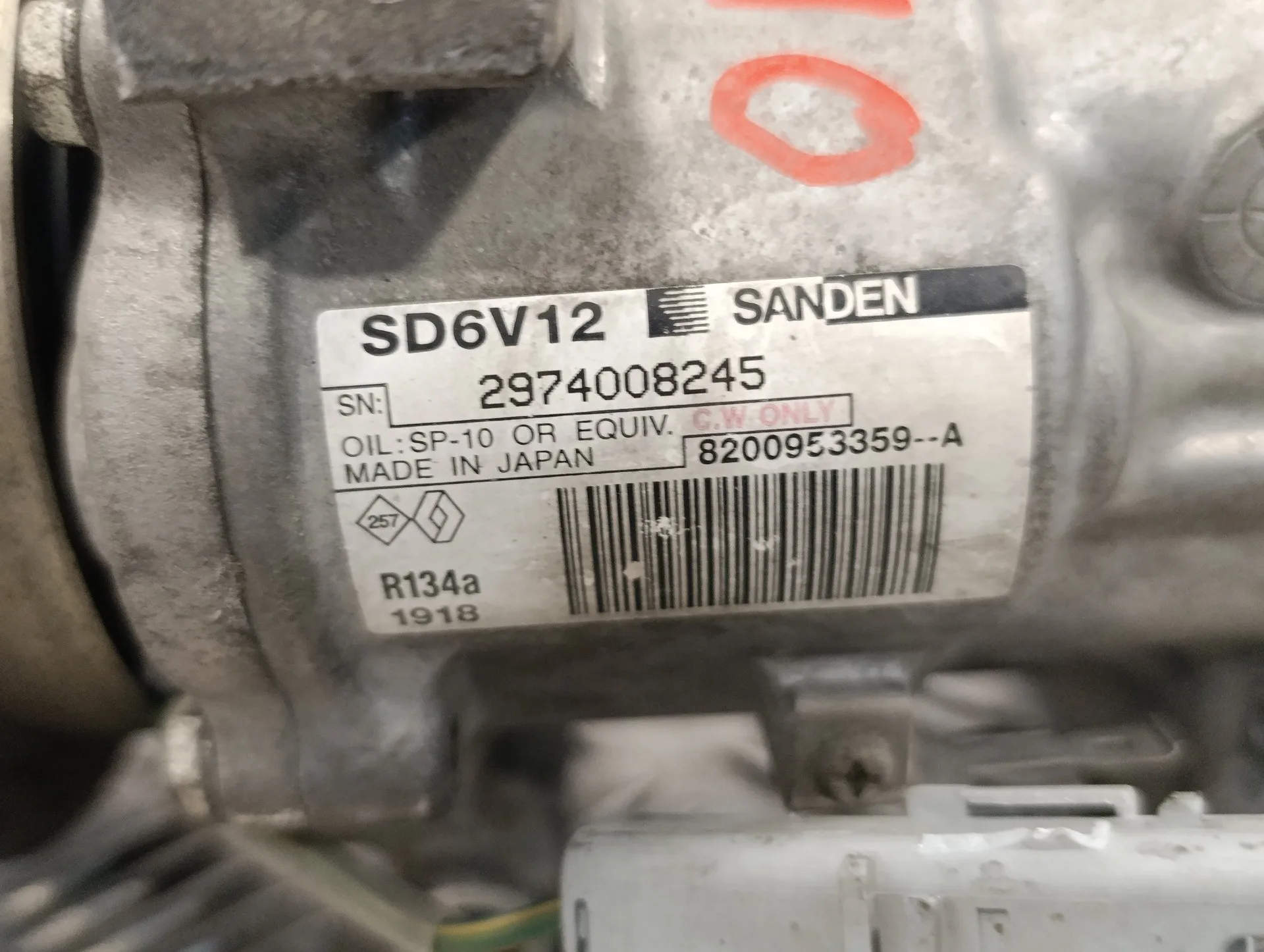 Compresor Aire Acondicionado para Renault Clio Iii