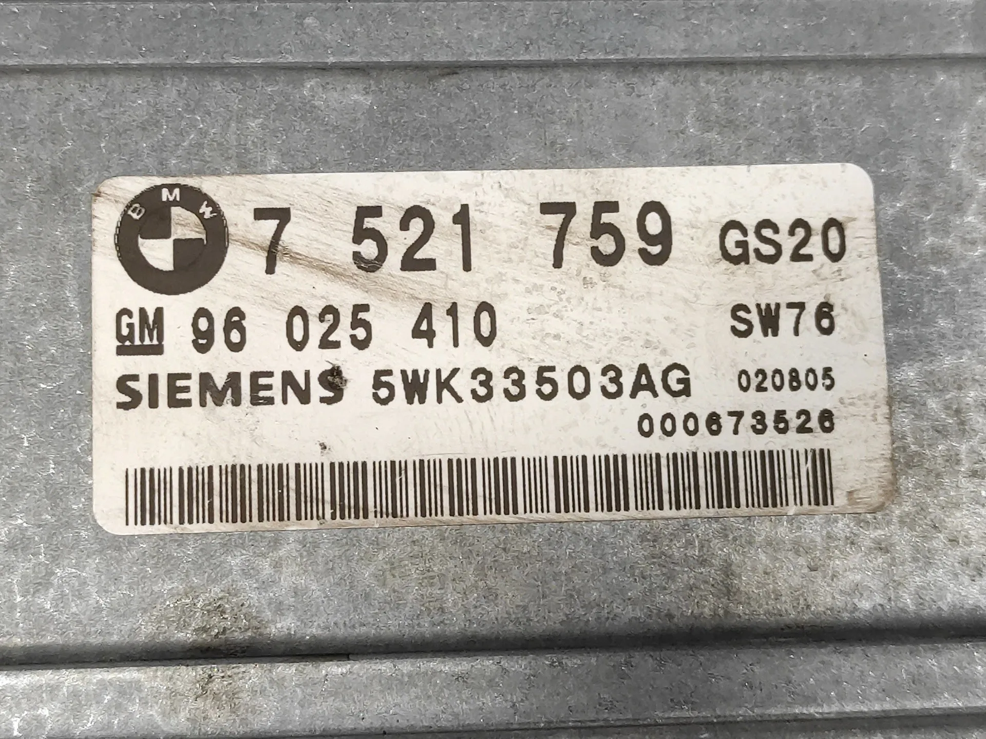 Centralita Cambio Automatico para Bmw X5 (E53)