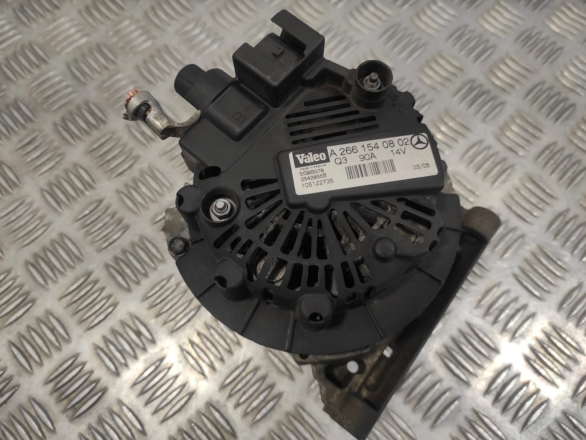 Alternador para Mercedes-Benz Clase A (W169)