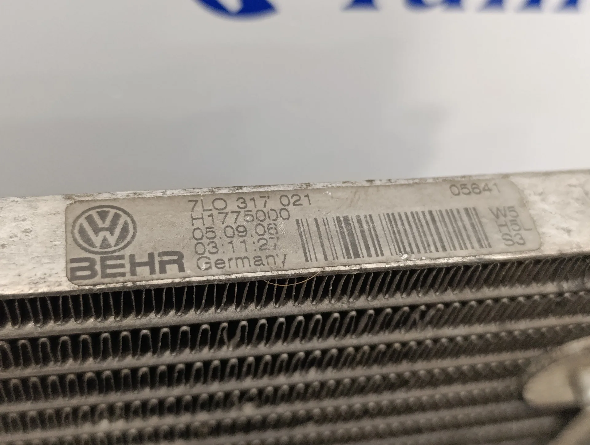 Radiador Caja Cambios para Volkswagen Touareg (7L6)