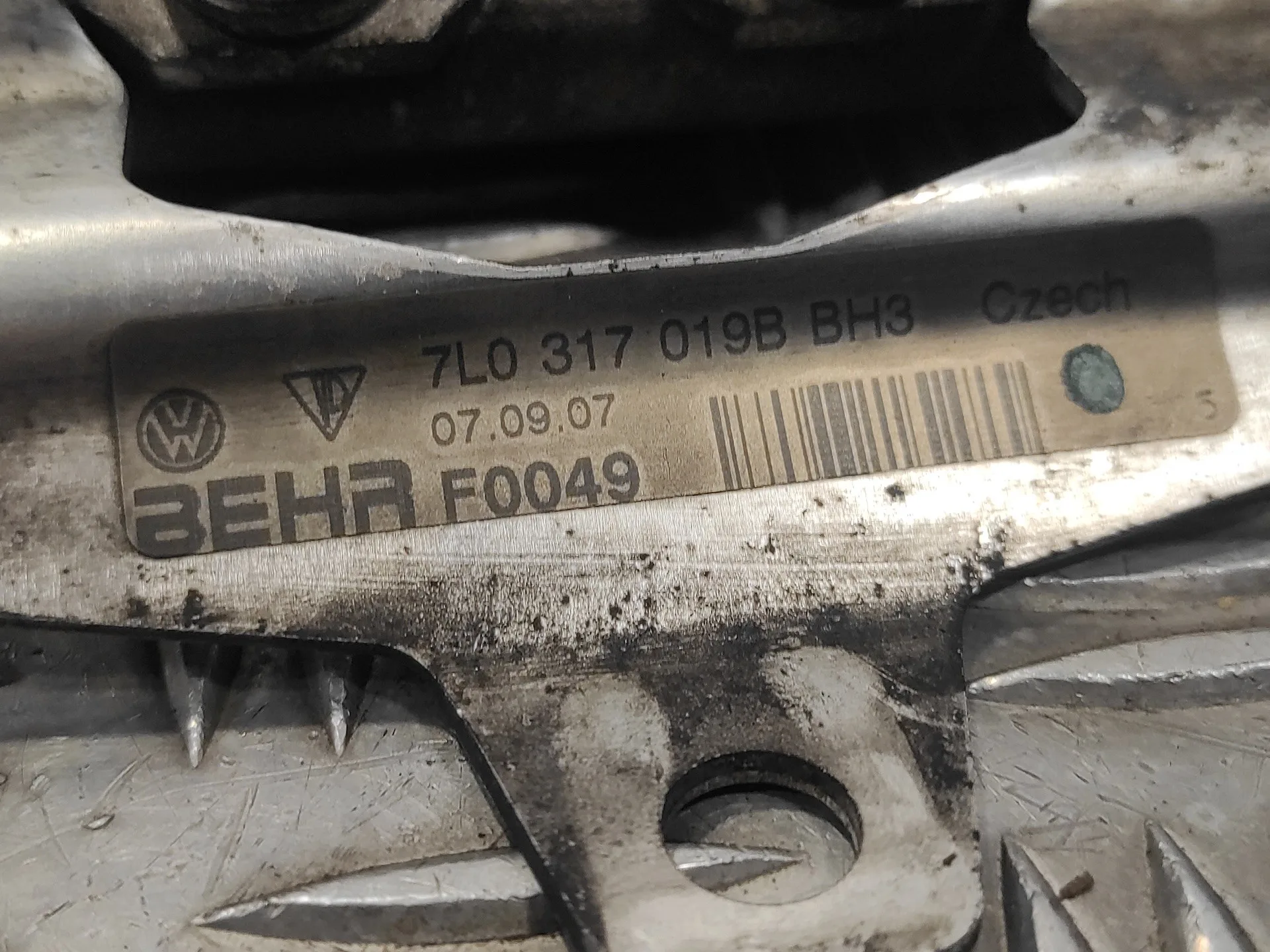 Radiador Caja Cambios para Volkswagen Touareg (7L6)
