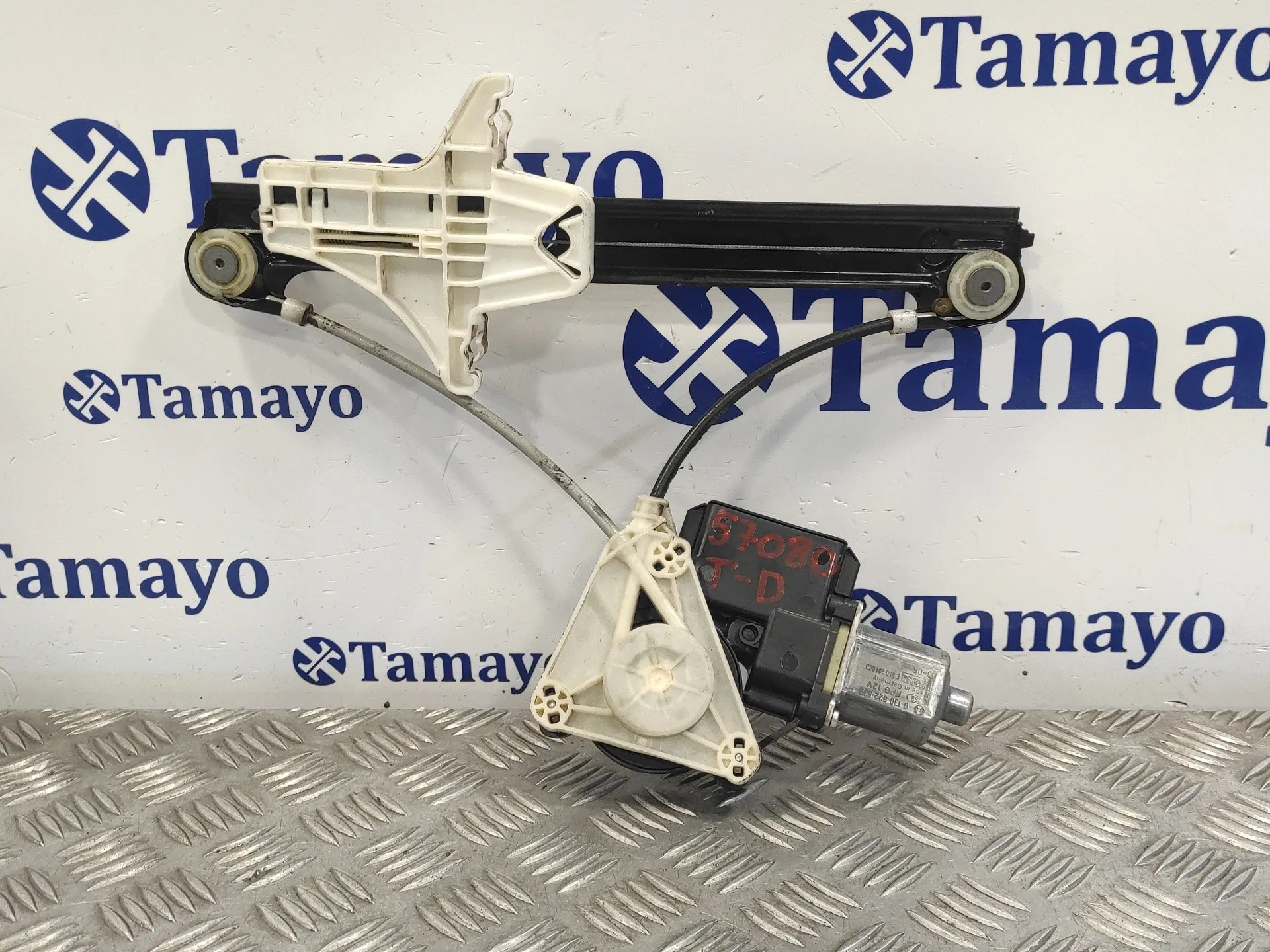 Elevalunas Trasero Derecho para Volkswagen Polo (6R1)