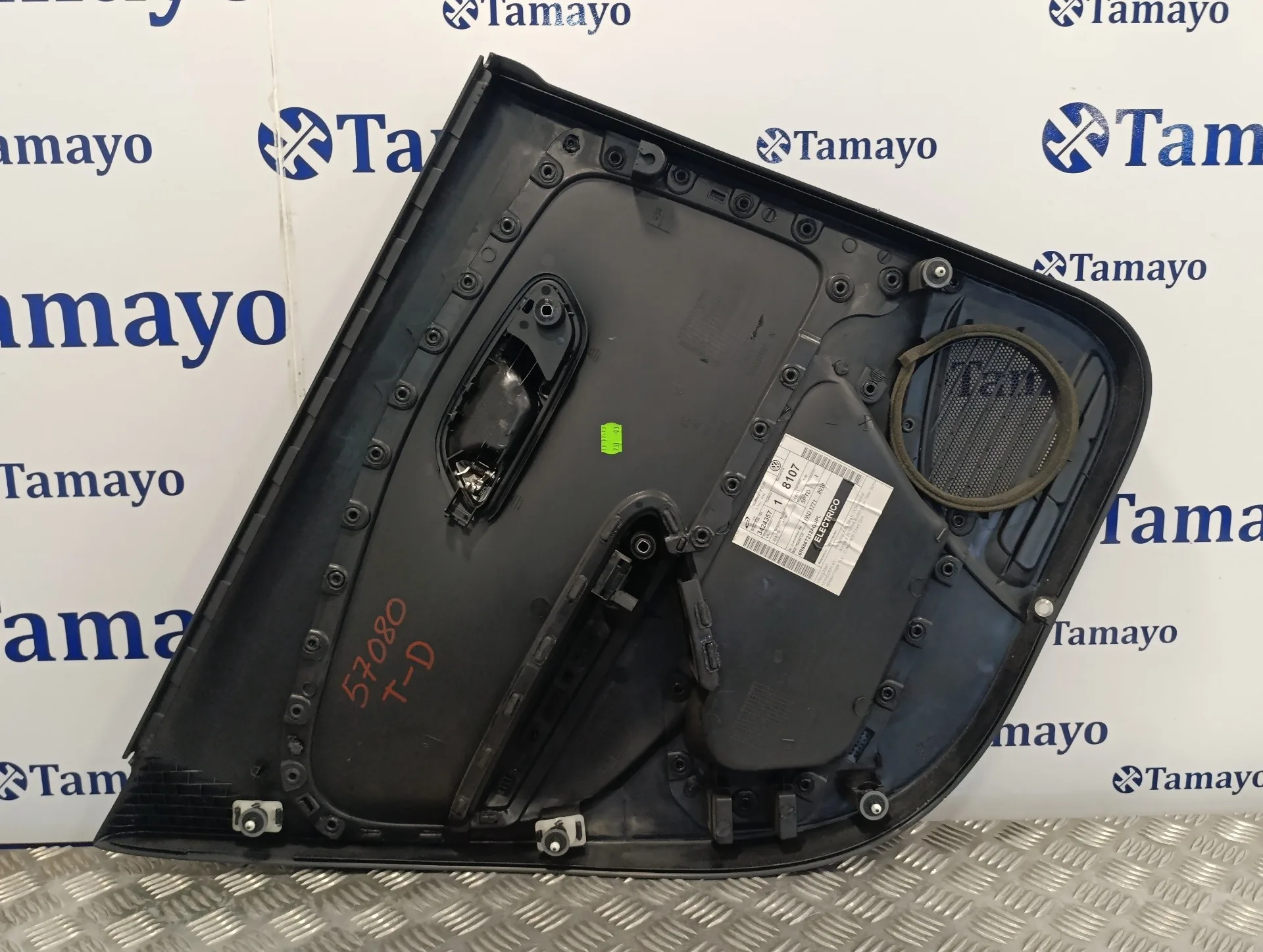 Guarnecido Puerta Trasera Derecha para Volkswagen Polo (6R1)