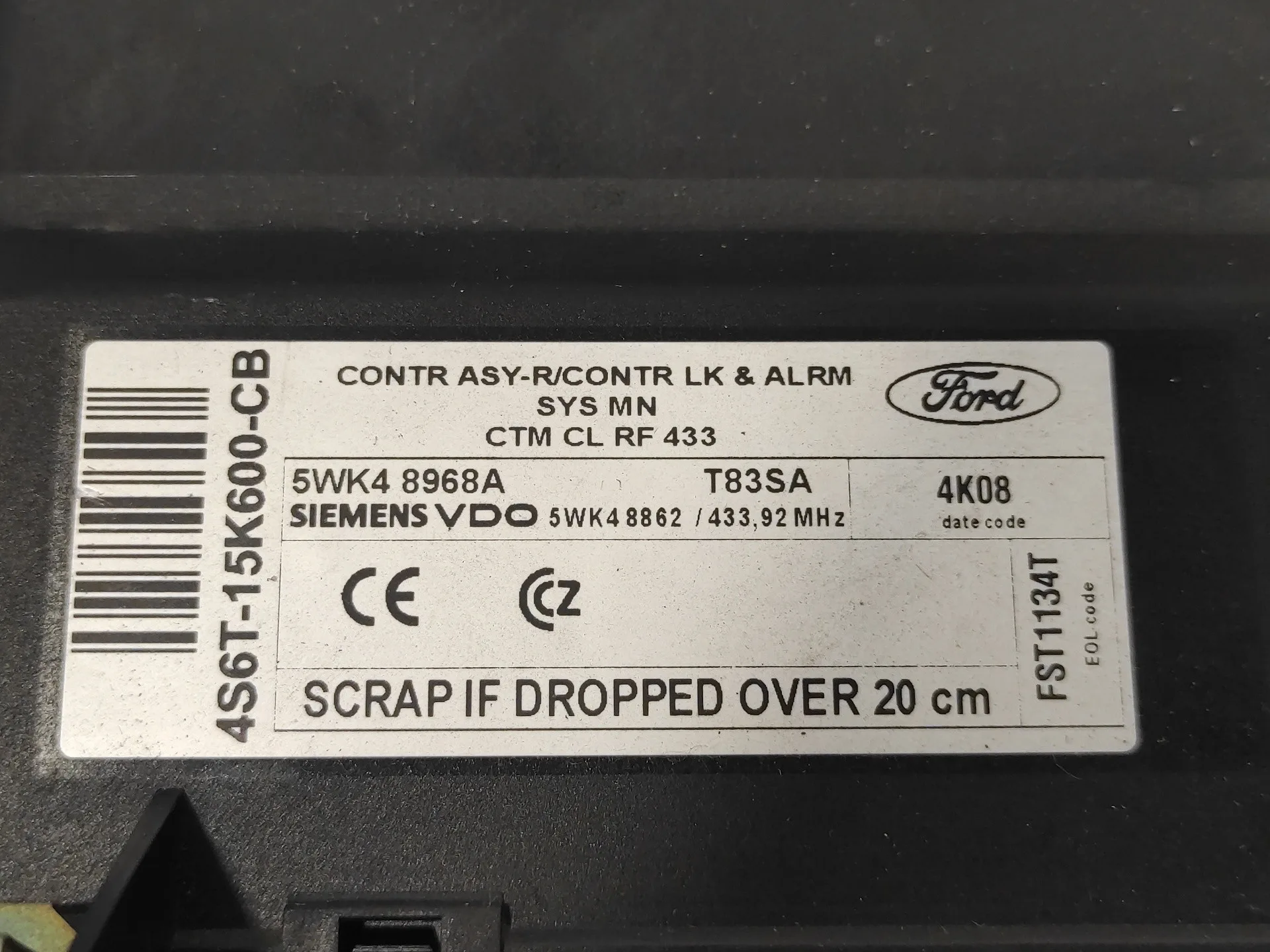 Modulo Electronico para Ford Fusion (Cbk)