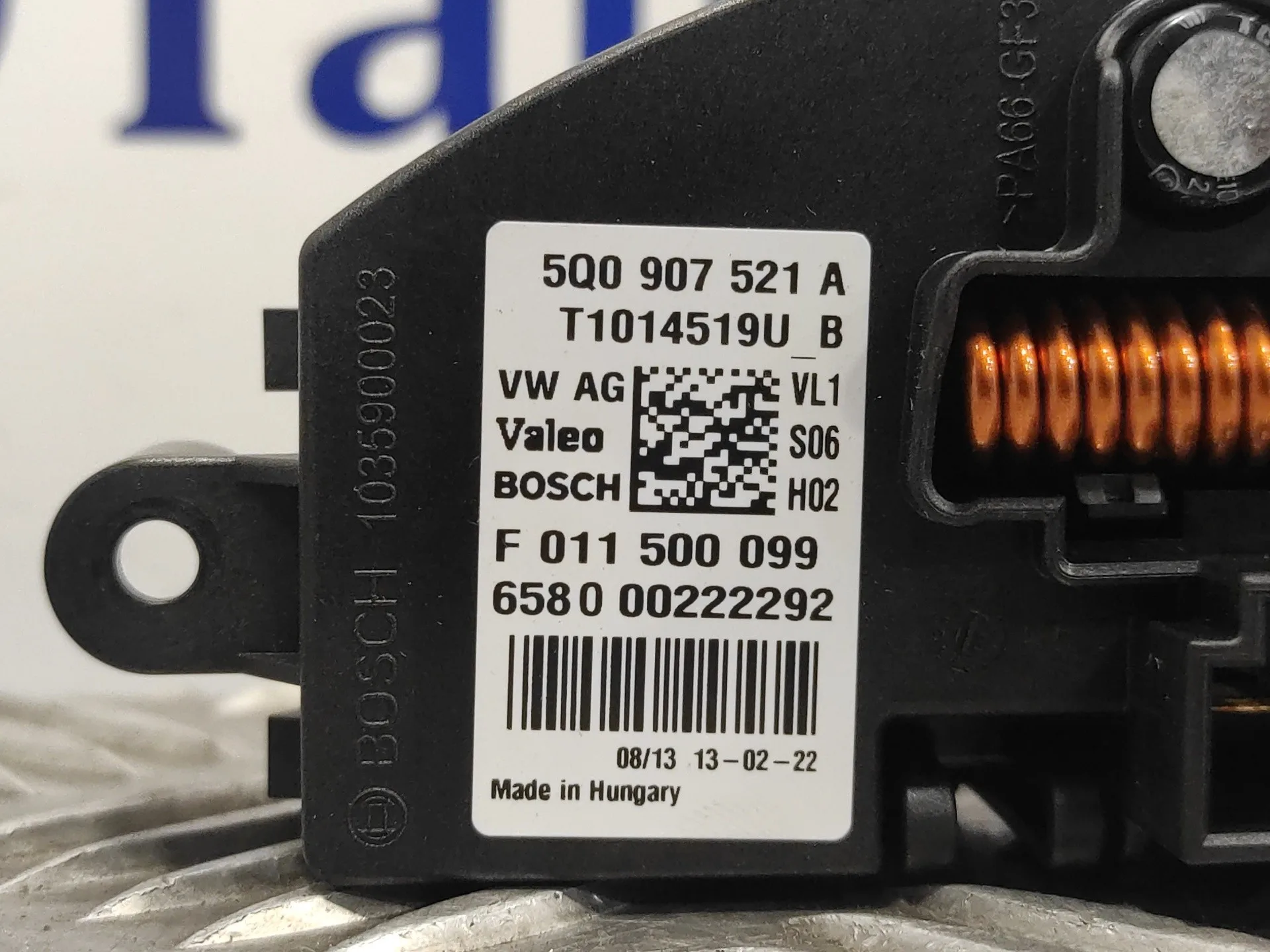 Resistencia Calefaccion para Seat Leon (5F1)