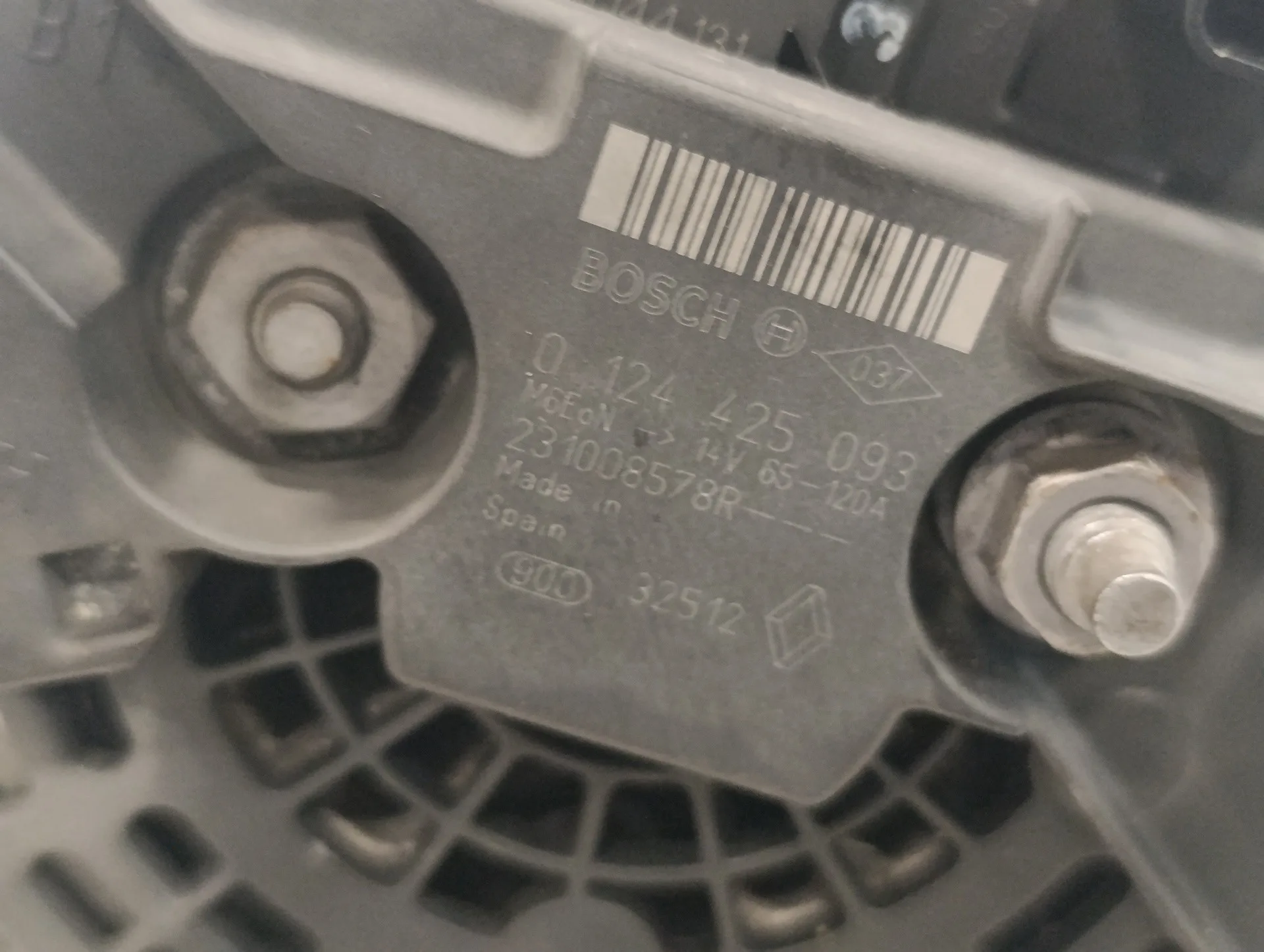 Alternador para Renault Clio Iii