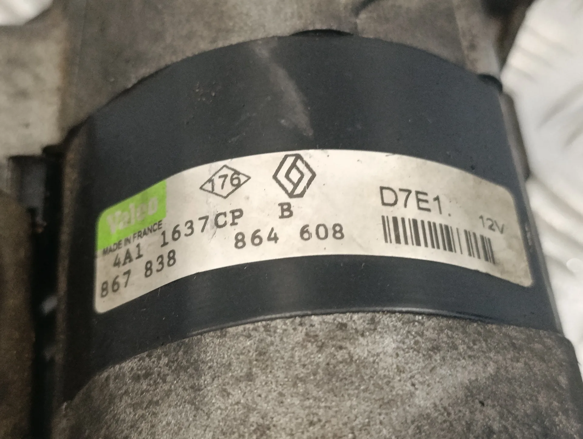 Motor Arranque para Renault Clio Ii Fase I (B/Cbo)