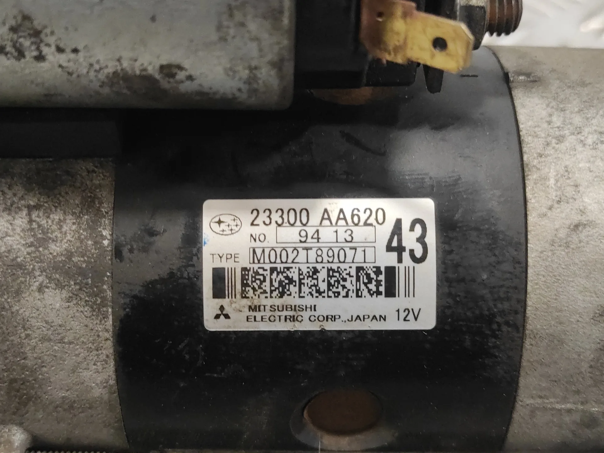 Motor Arranque para Subaru Forester S12