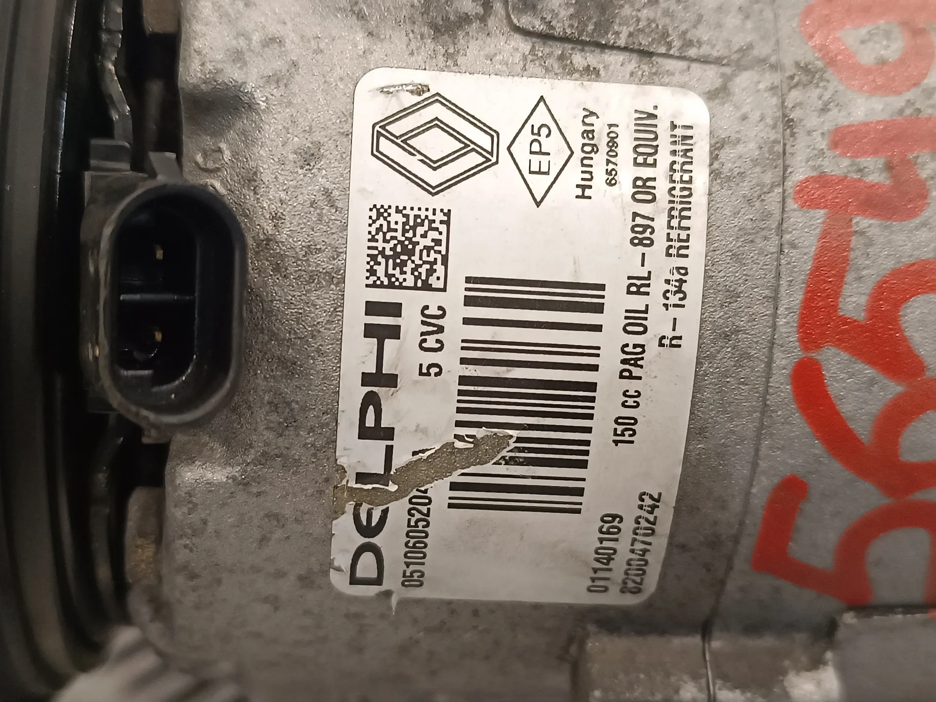 Compresor Aire Acondicionado para Renault Megane Ii Classic Berlina