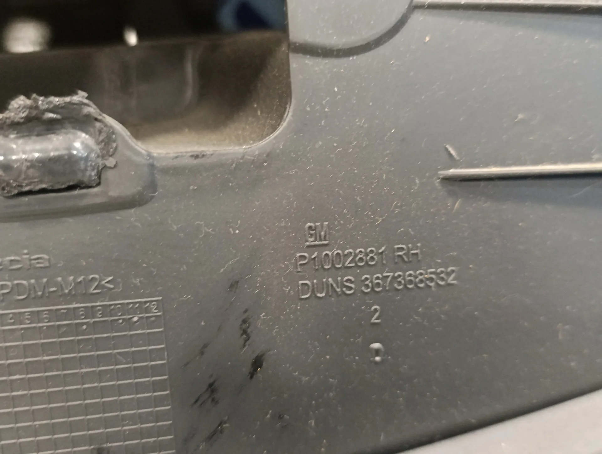 Guarnecido Puerta Delantera Derecha para Opel Corsa D