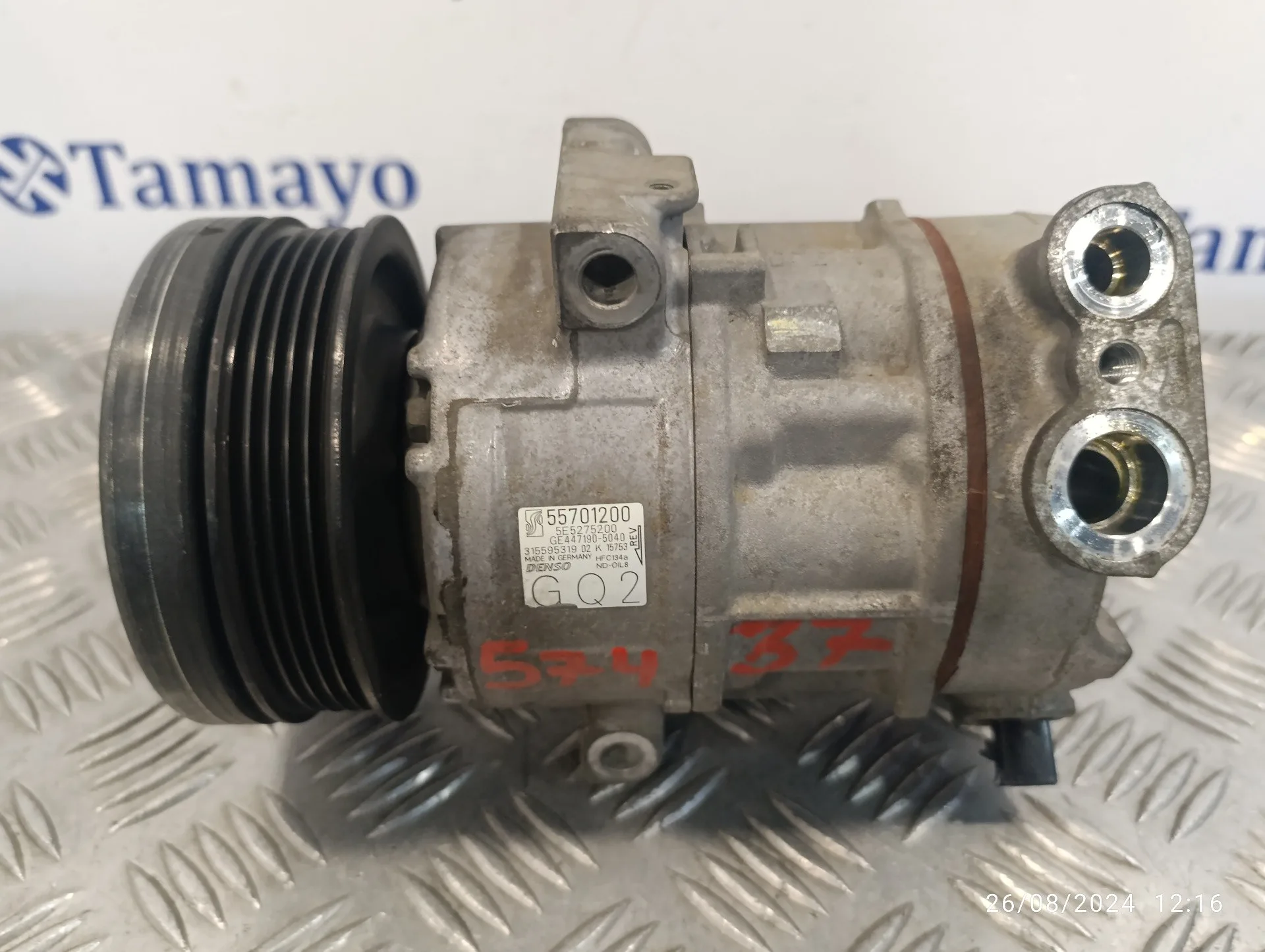 Compresor Aire Acondicionado para Opel Corsa D