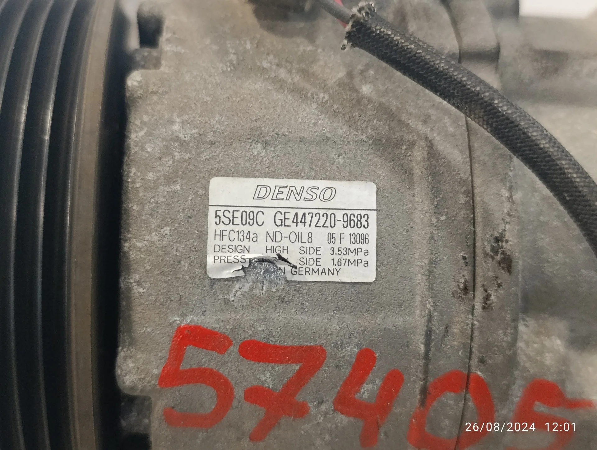 Compresor Aire Acondicionado para Mitsubishi Colt Berlina 5 (Z30A)