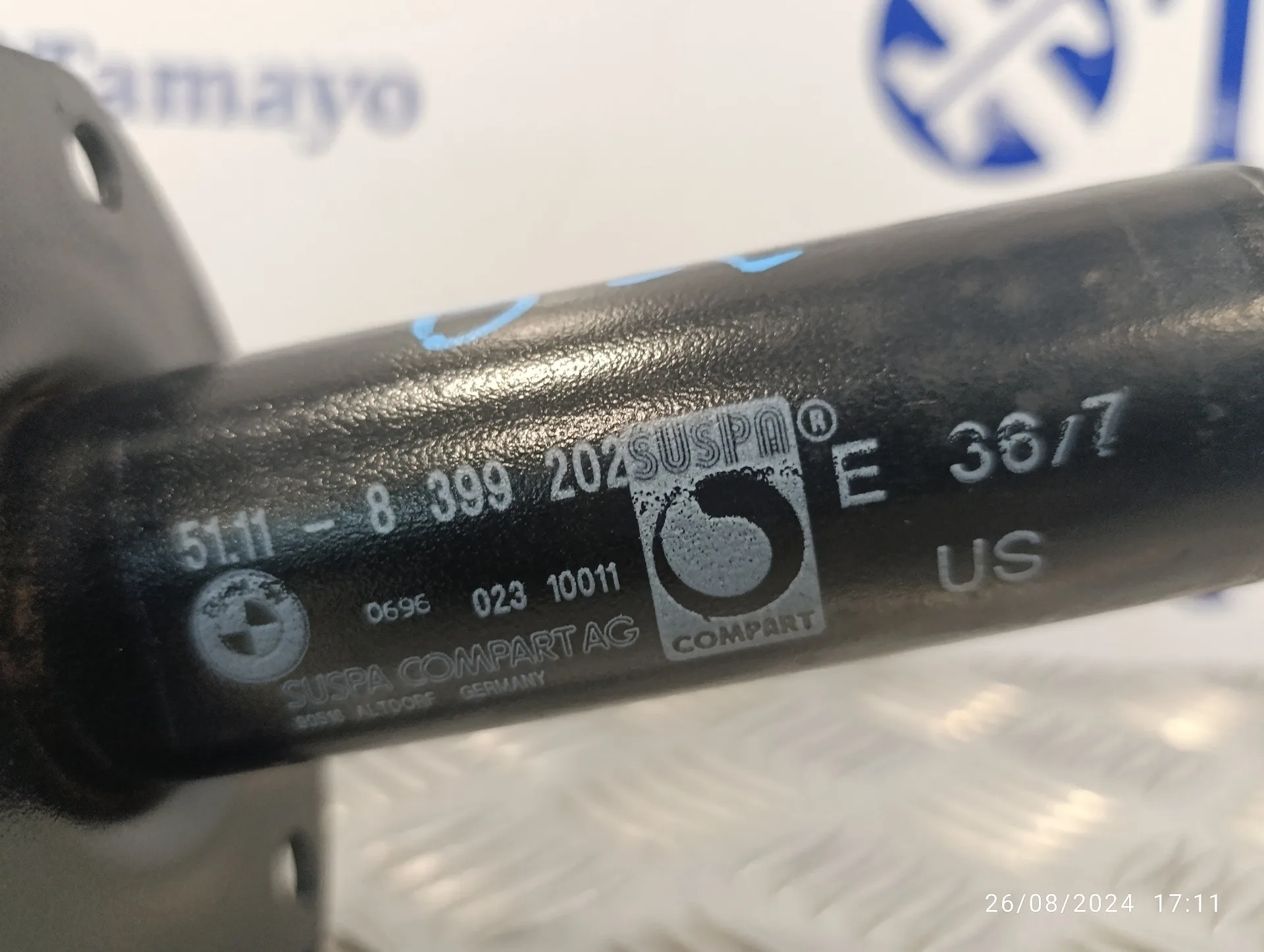 Soporte Refuerzo Parachoques Derecho para Bmw Z3 Roadster (E36)