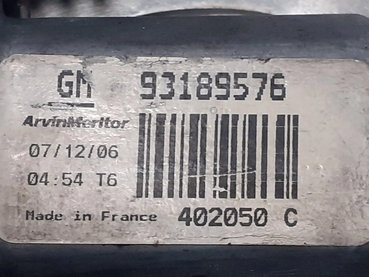 Elevalunas Delantero Izquierdo para Opel Meriva