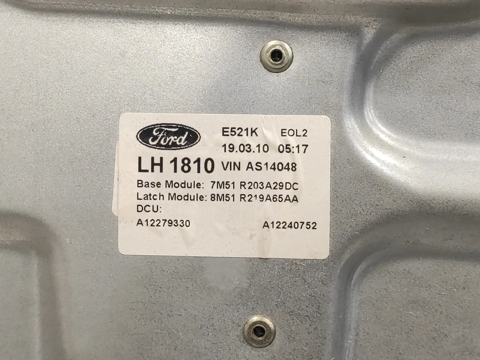 Elevalunas Delantero Izquierdo para Ford C-Max (Cb3)
