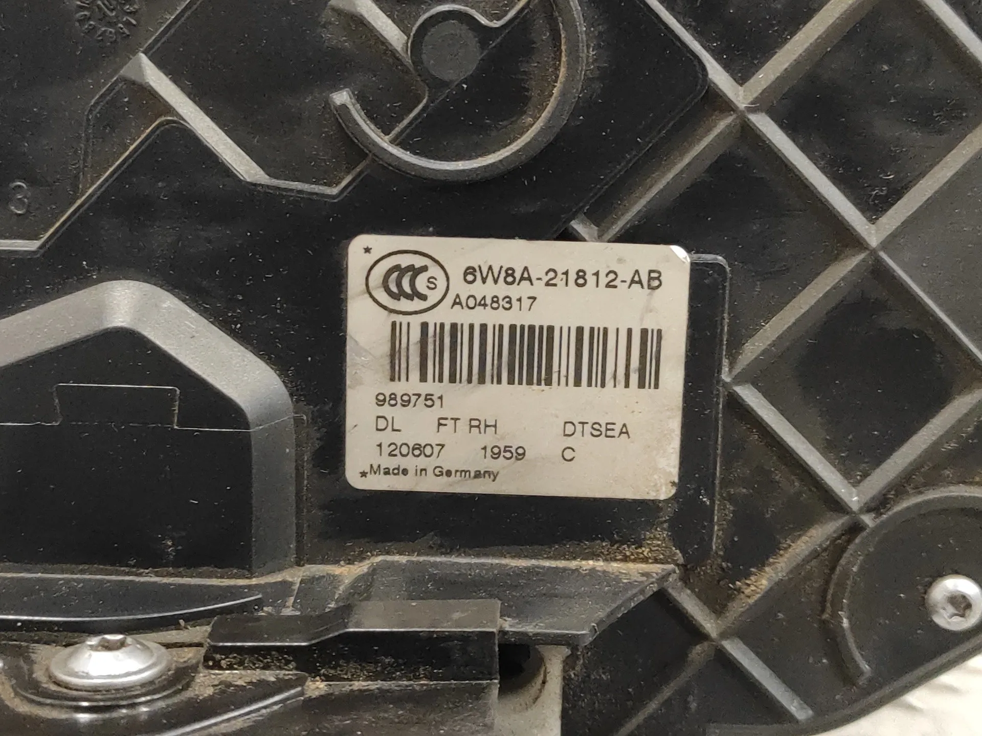 Cerradura Puerta Delantera Derecha para Land Rover Freelander (Lr2)