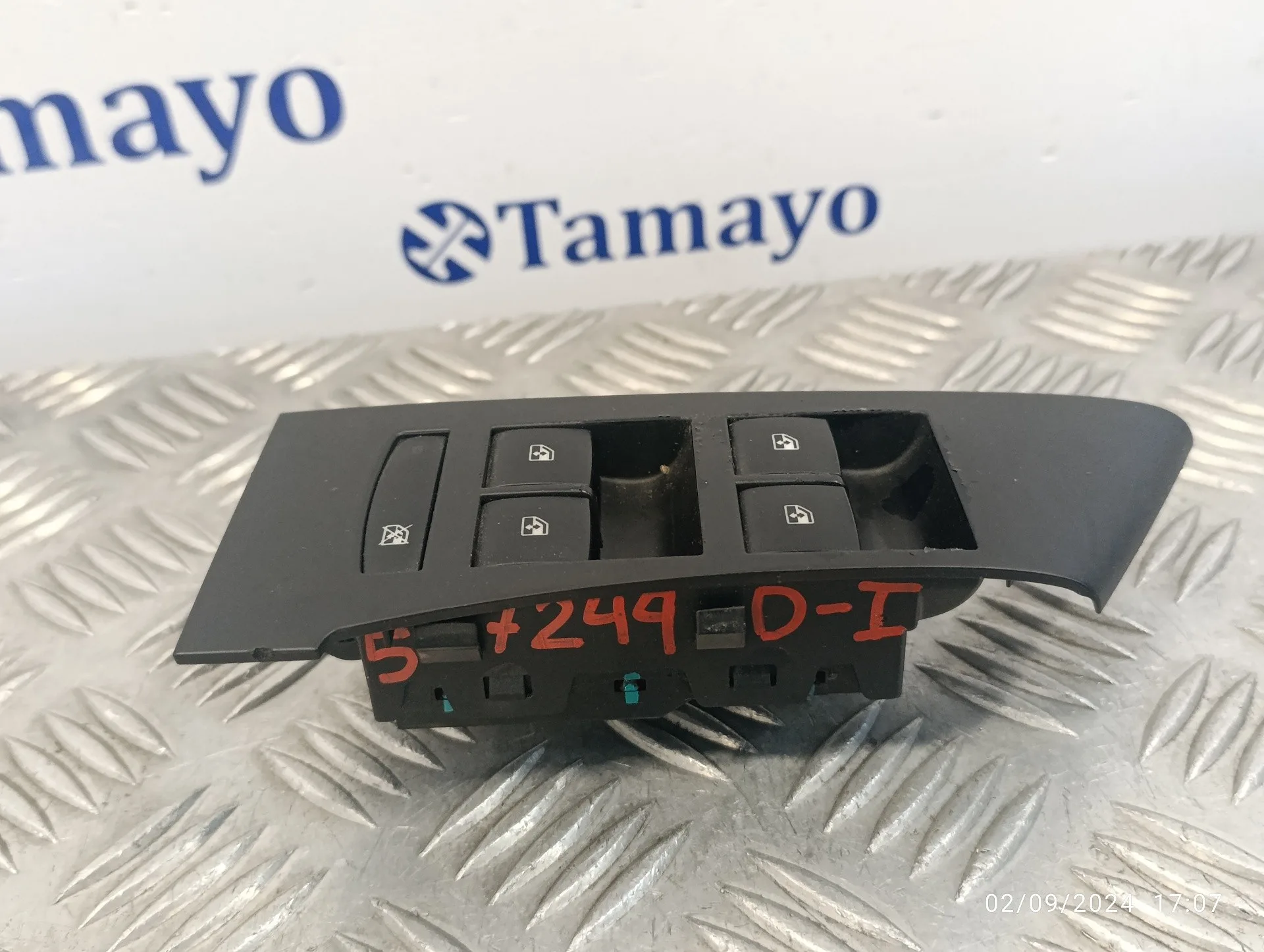 Mando Elevalunas Delantero Izquierdo para Opel Astra J Lim.