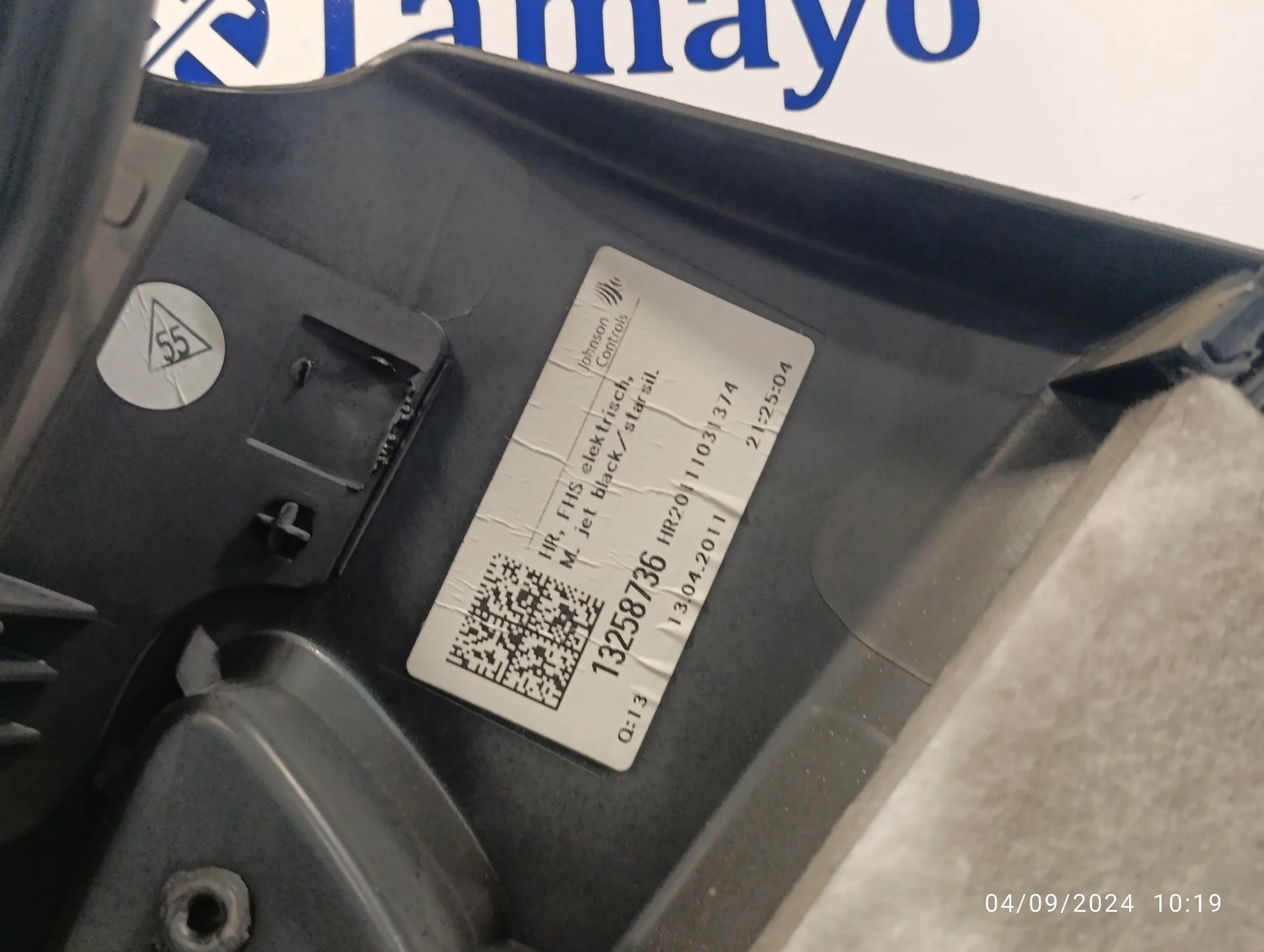 Guarnecido Puerta Trasera Derecha para Opel Astra J Lim.