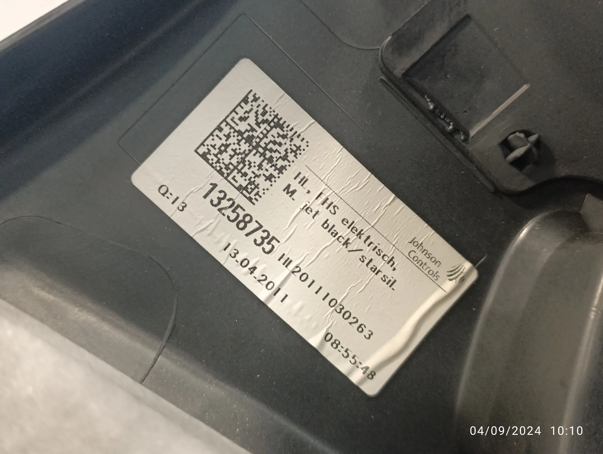 Guarnecido Puerta Trasera Izquierda para Opel Astra J Lim.