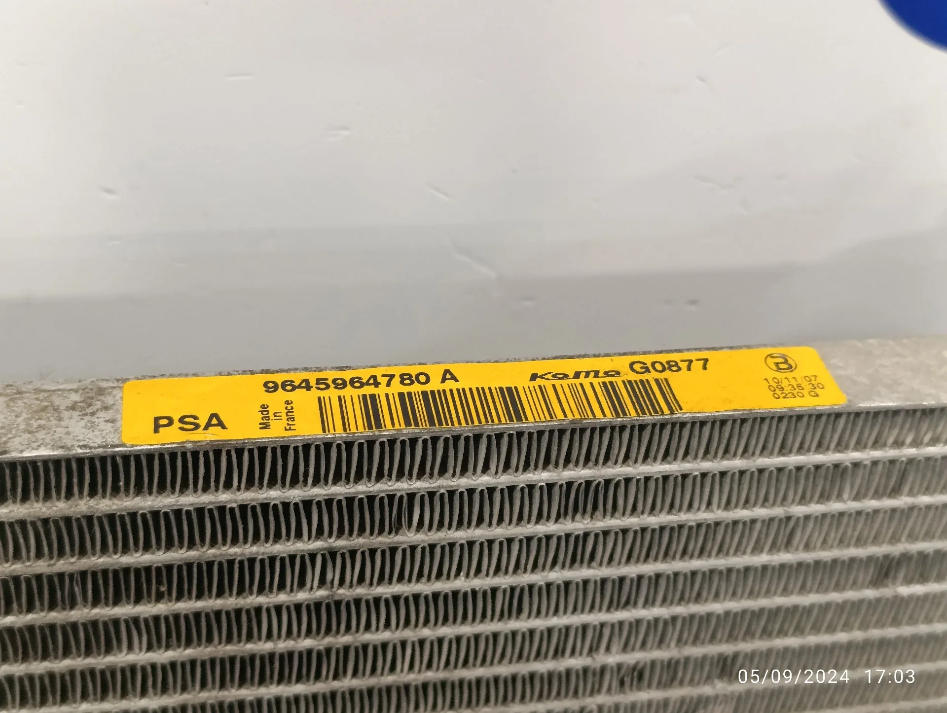 Condensador / Radiador Aire Acondicionado para Citroën Xsara Picasso