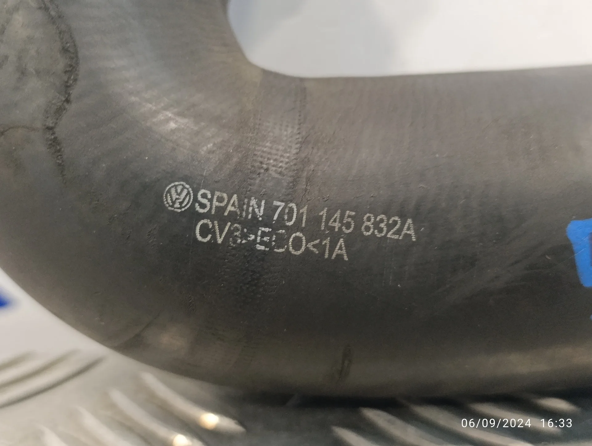 Tubo para Volkswagen T4 Transporter/Furgoneta (Mod. 1991)