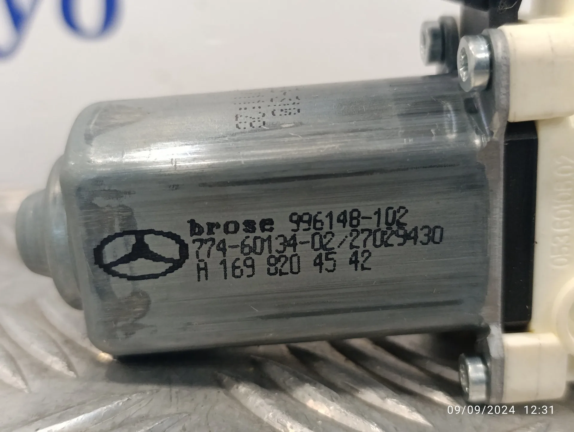 Motor Elevalunas Trasero Izquierdo para Mercedes-Benz Clase A (W169)