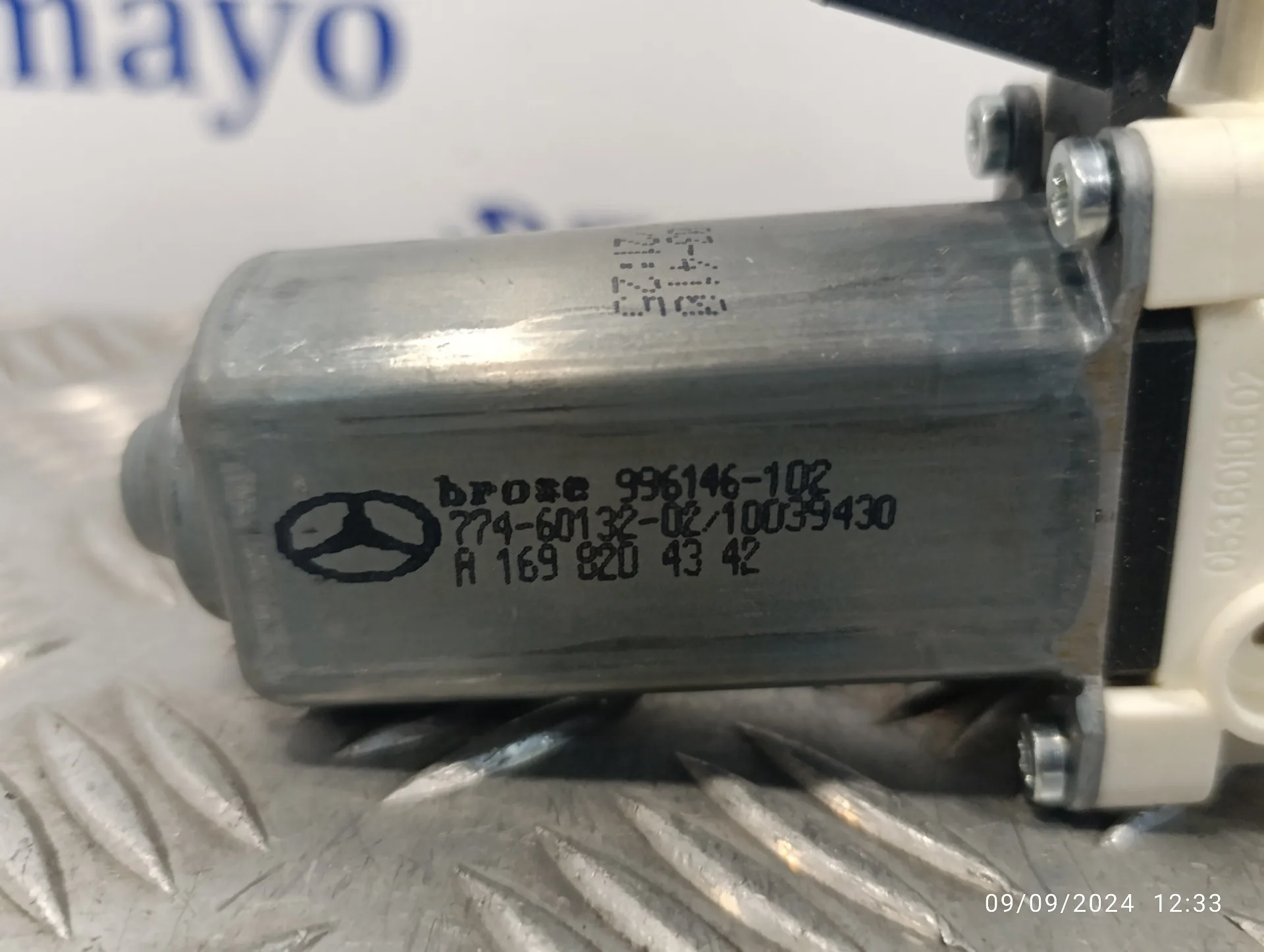 Motor Elevalunas Delantero Izquierdo para Mercedes-Benz Clase A (W169)