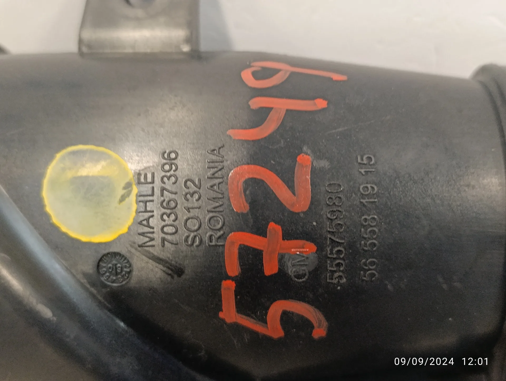 Enfriador Aceite Motor para Opel Astra J Lim.