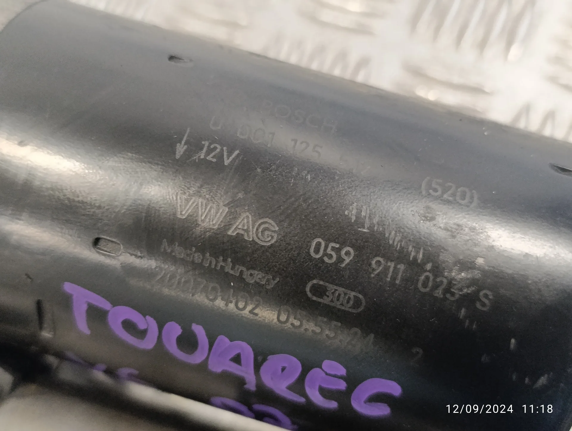 Motor Arranque para Volkswagen Touareg (7La)