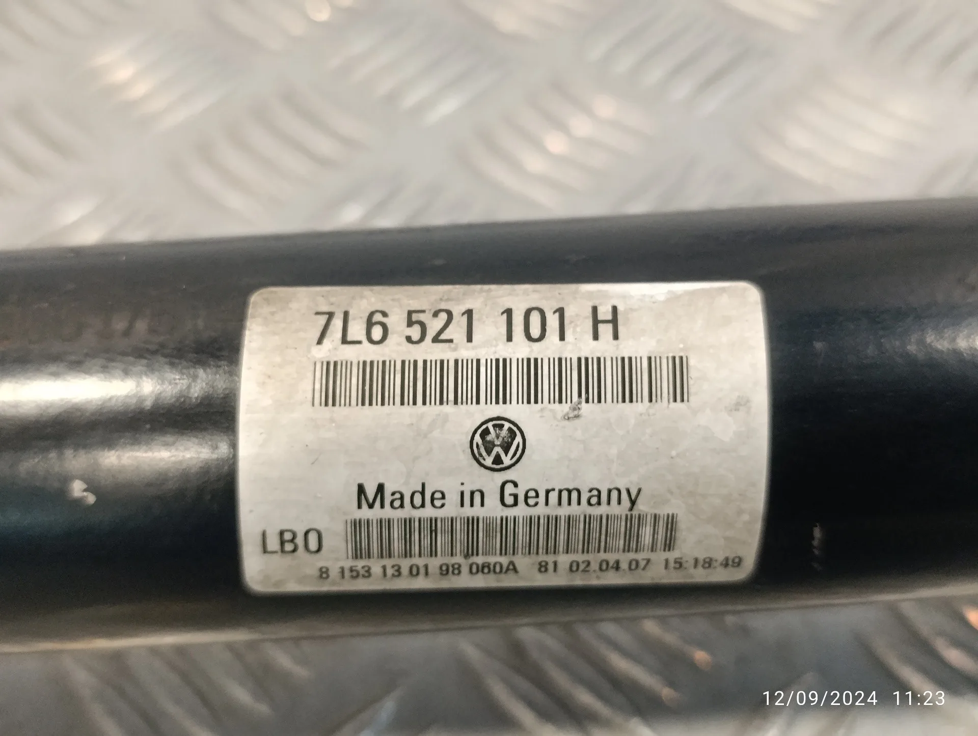Transmision Central Delantera para Volkswagen Touareg (7La)
