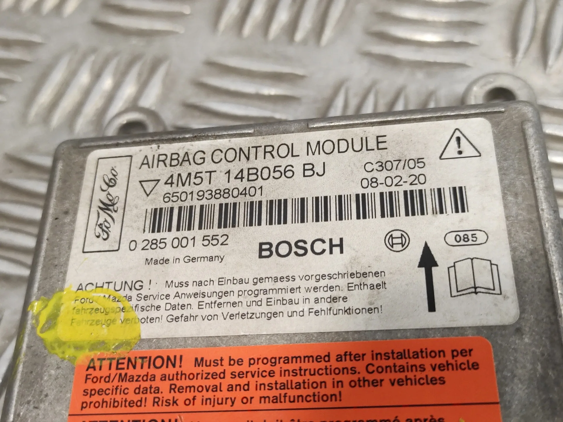 Centralita Airbag para Ford Focus Berlina (Cap)