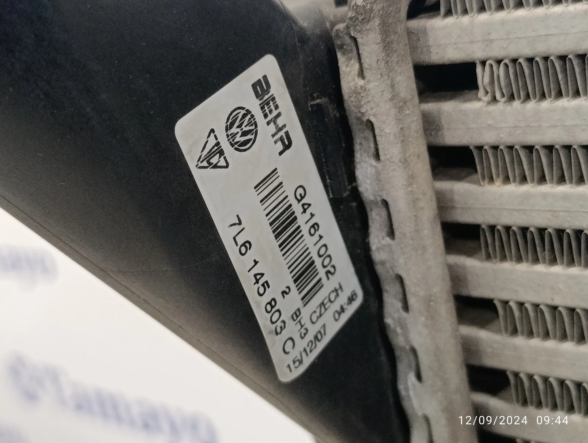 Intercooler para Volkswagen Touareg (7La)
