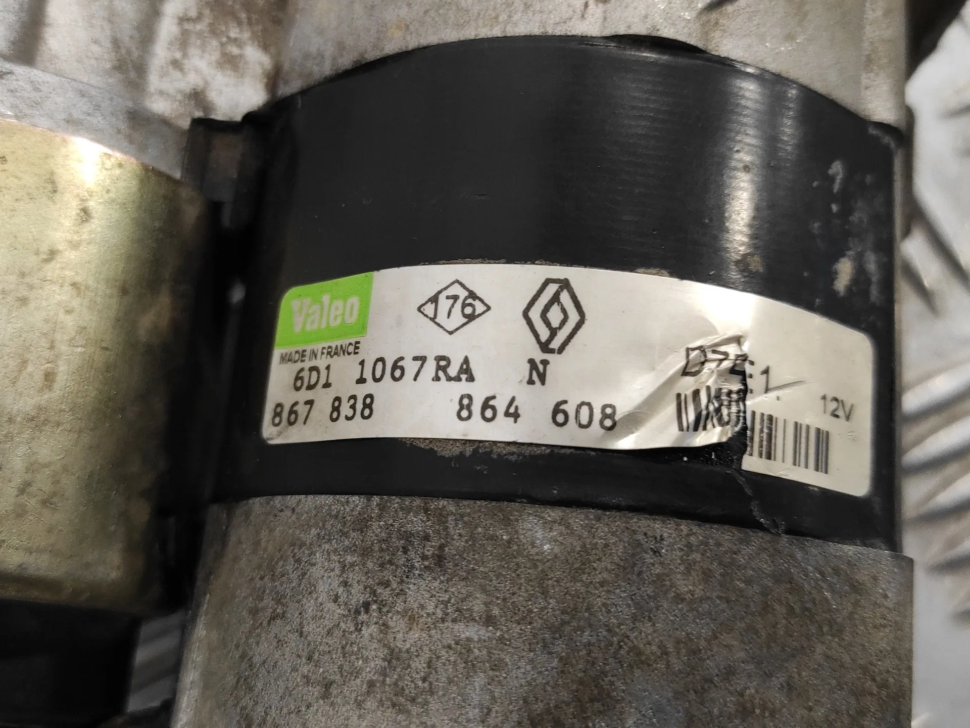 Motor Arranque para Renault Clio Ii Fase I (B/Cbo)