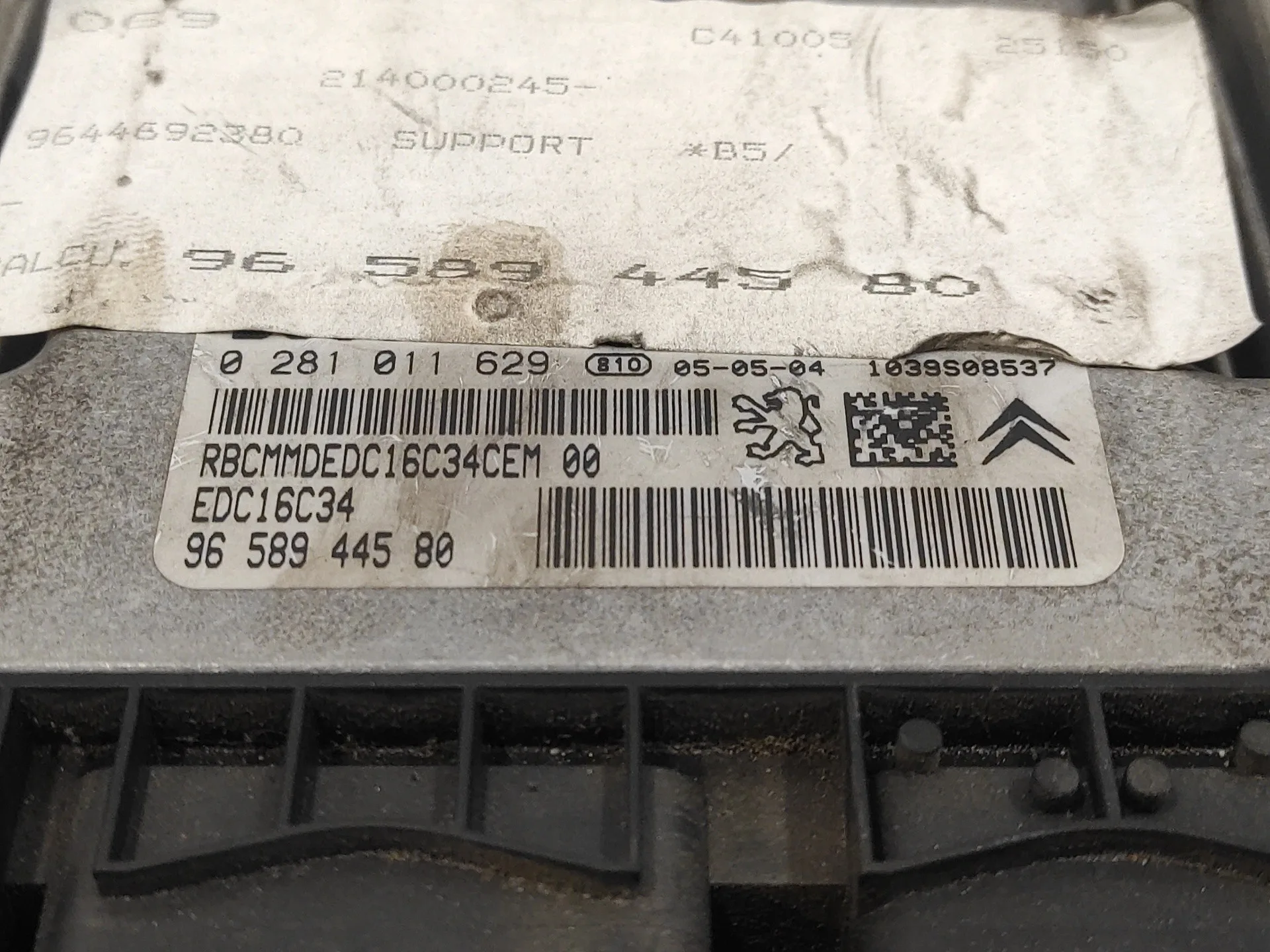 Centralita Motor Uce para Citroën C4 Coupe