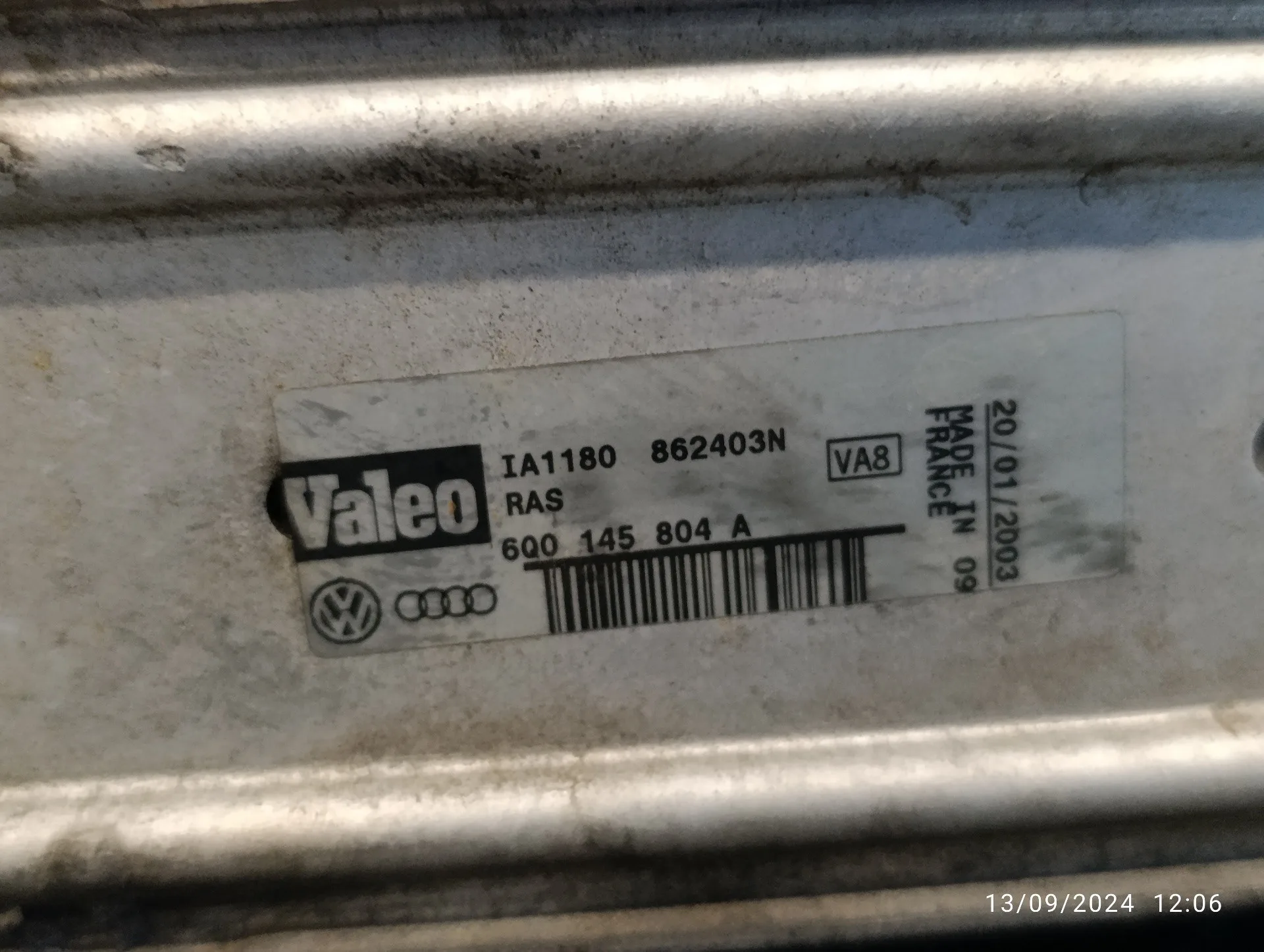 Intercooler para Volkswagen Polo (9N1)