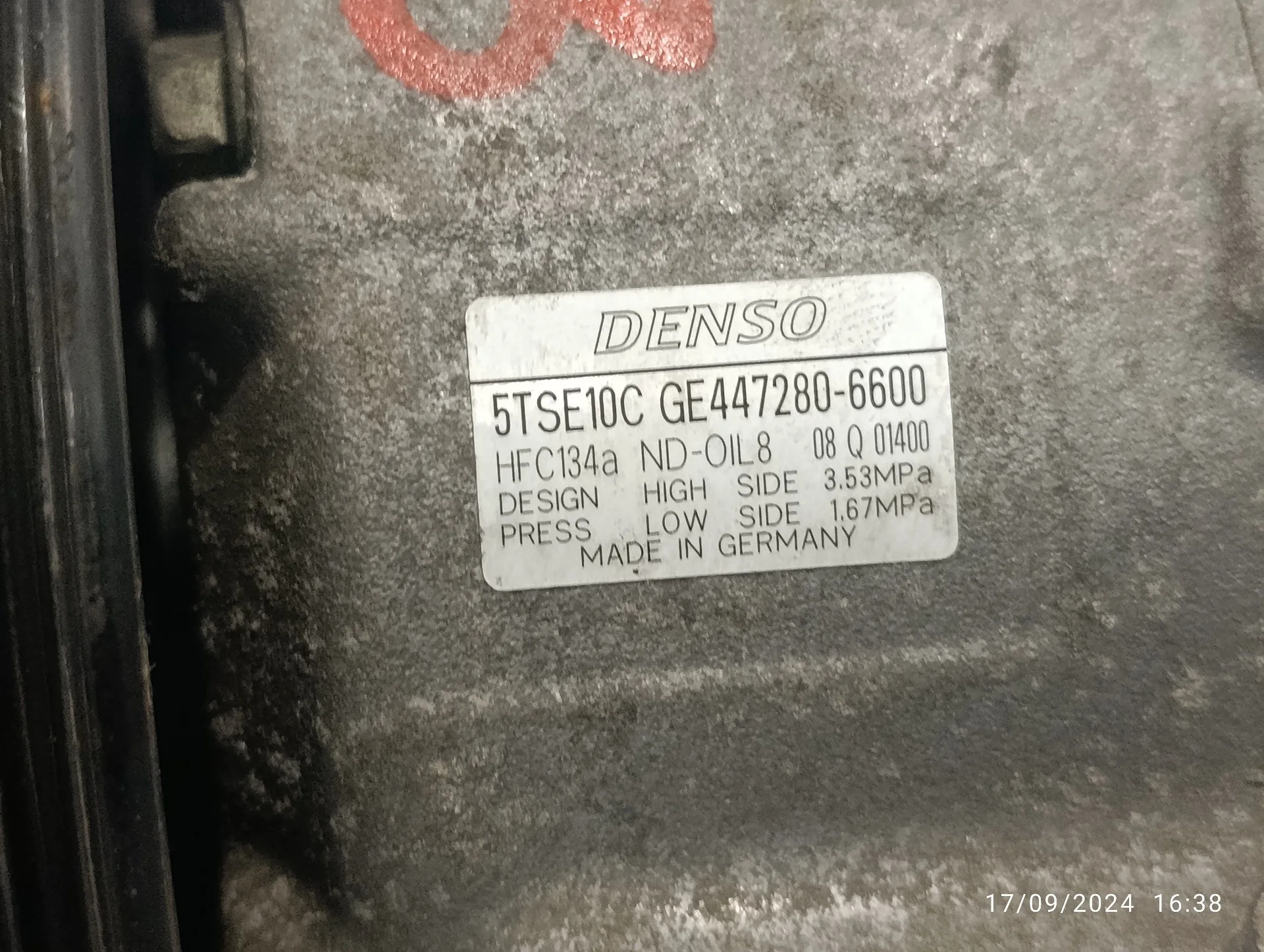 Compresor Aire Acondicionado para Toyota Auris (_E18_)
