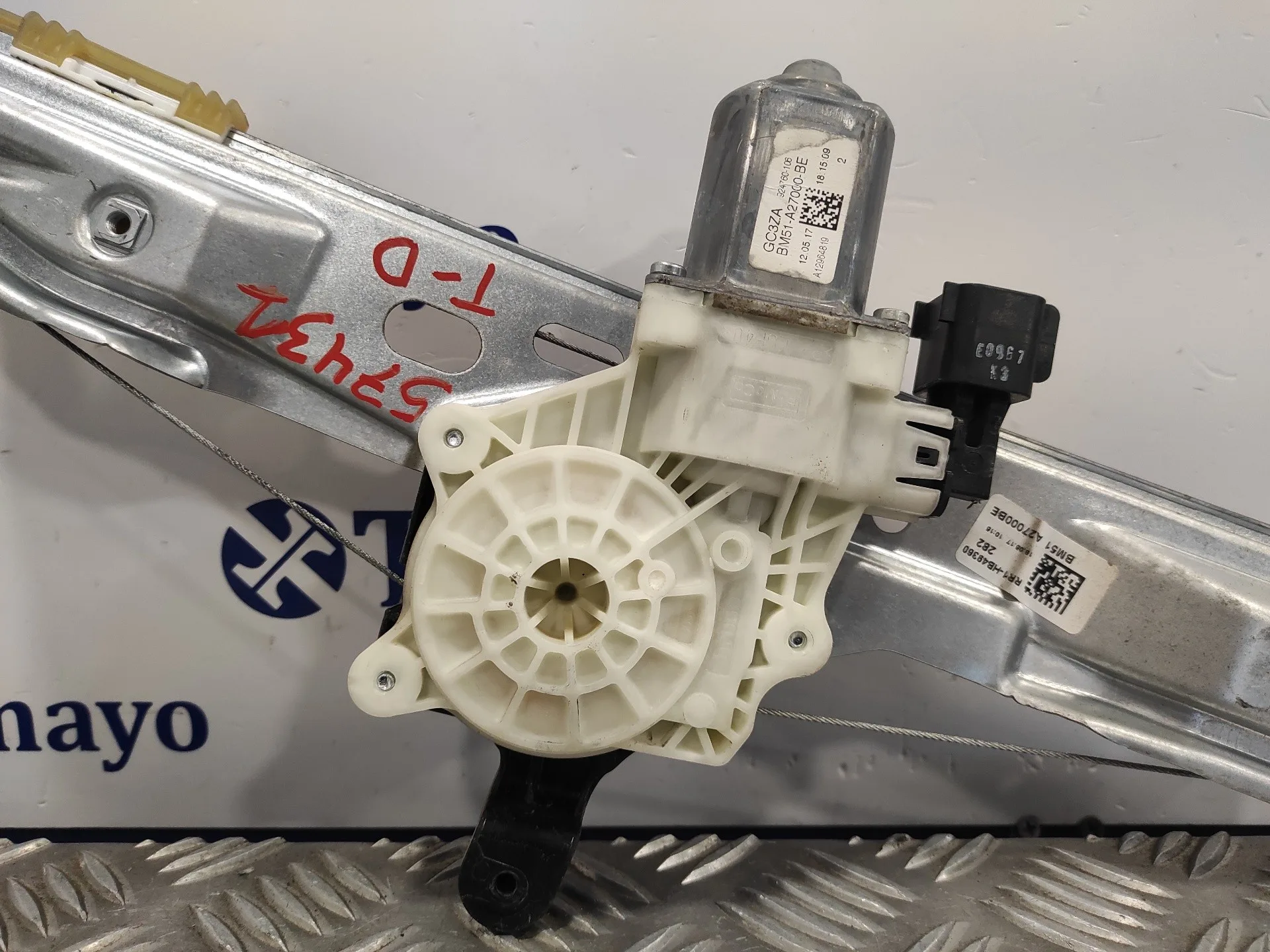 Elevalunas Trasero Derecho para Ford Focus Lim.