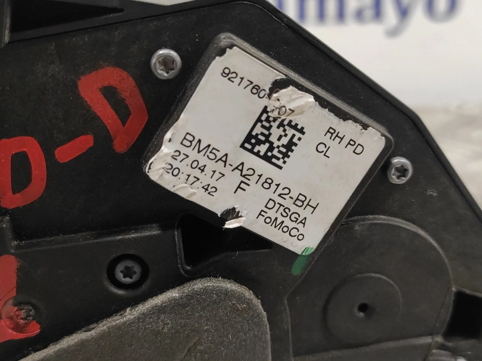 Cerradura Puerta Delantera Derecha para Ford Focus Lim.