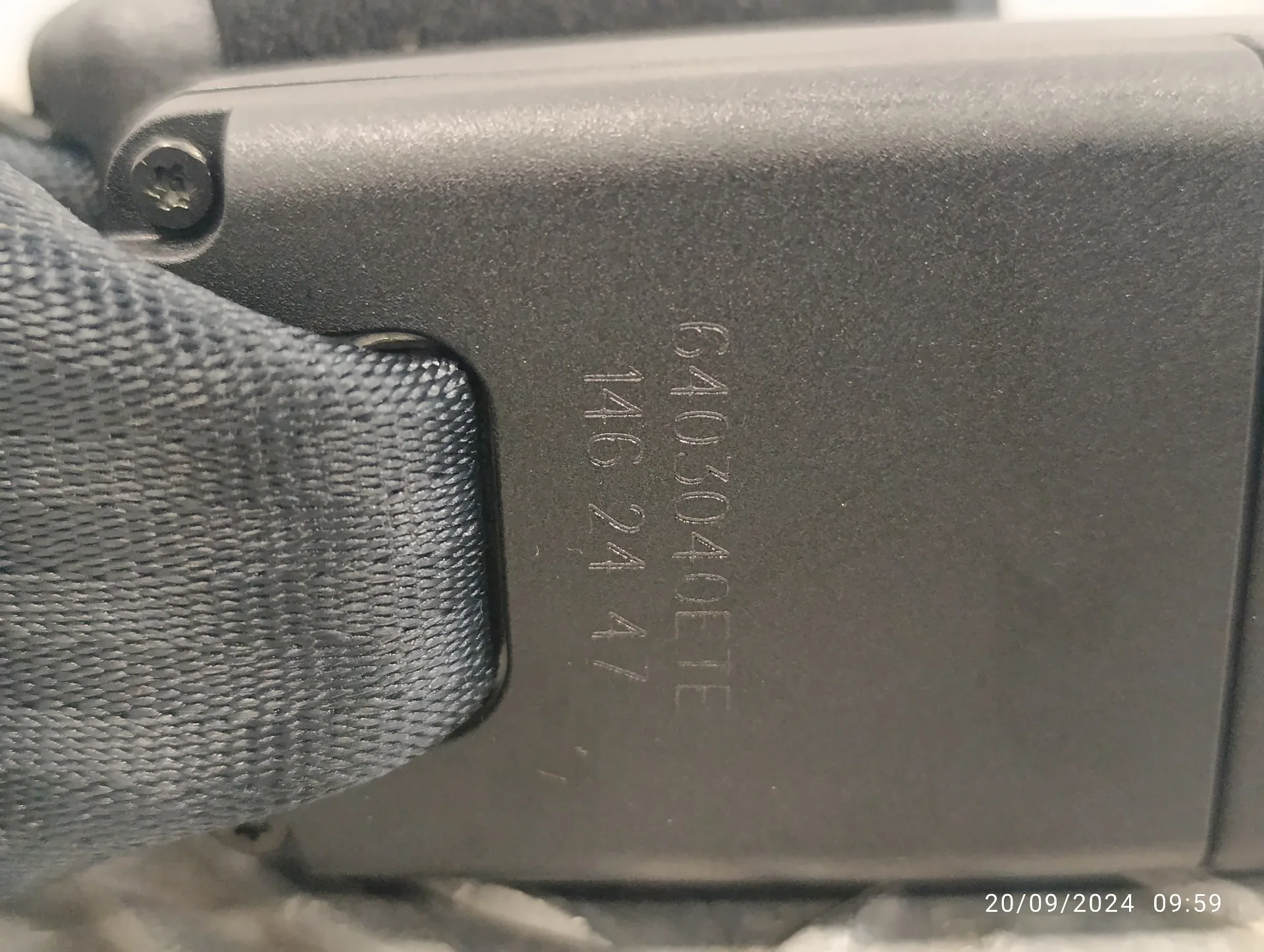 Enganche Cinturon Trasero Derecho para Opel Corsa F