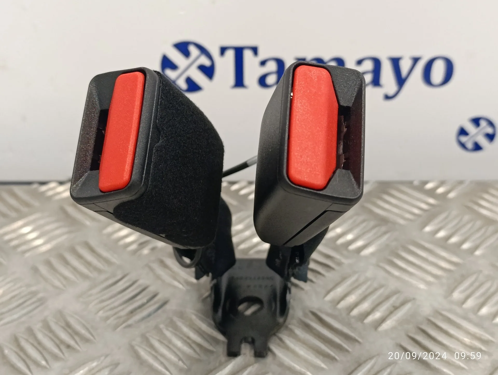 Enganche Cinturon Trasero Derecho para Opel Corsa F