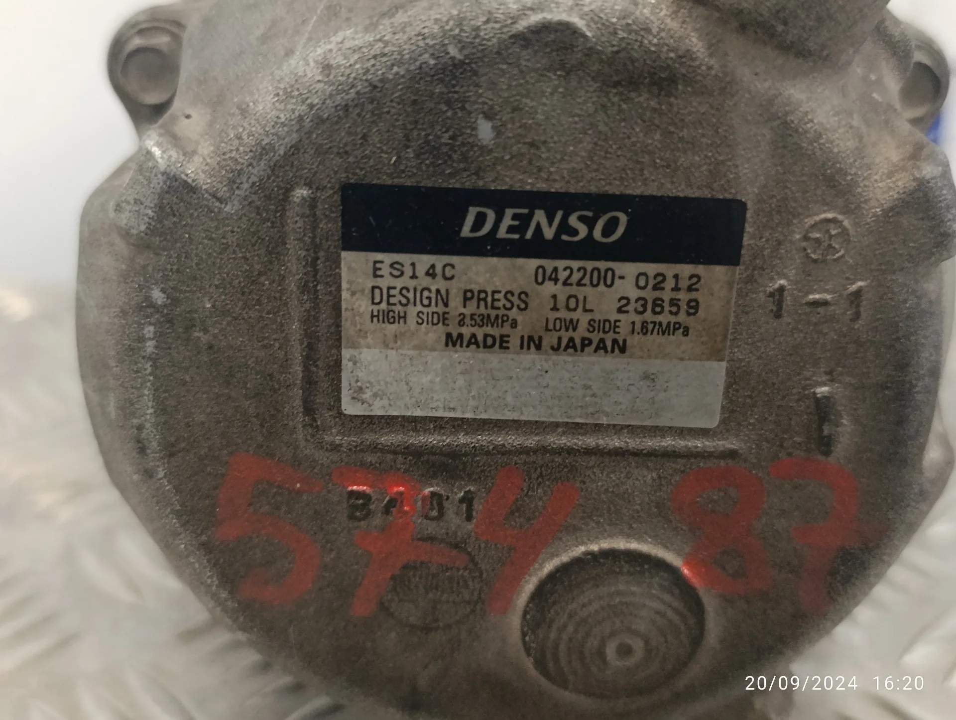 Compresor Aire Acondicionado para Toyota Prius (Nhw30)