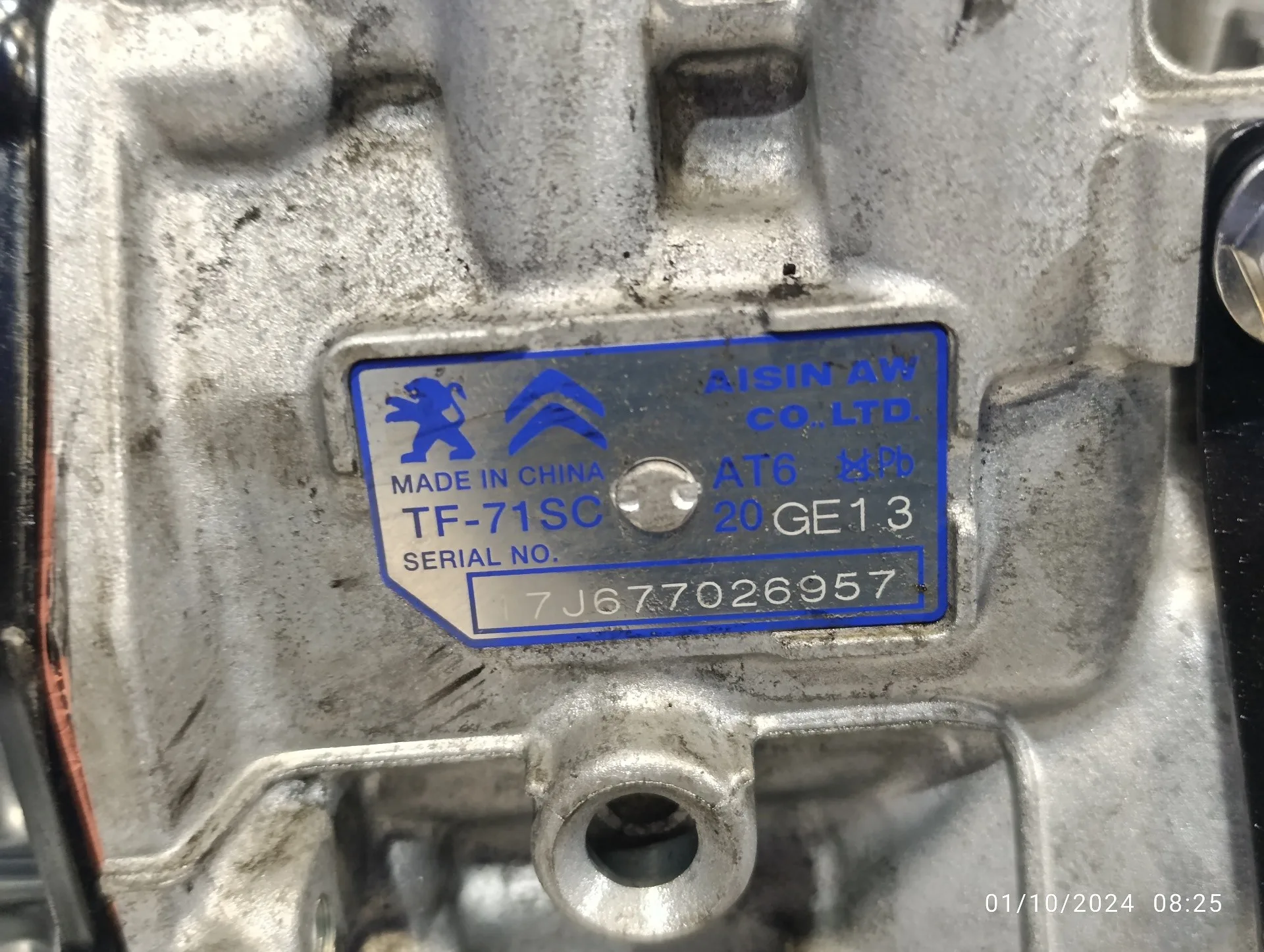 Caja Cambios Automatica para Peugeot 2008 (--.2013->)