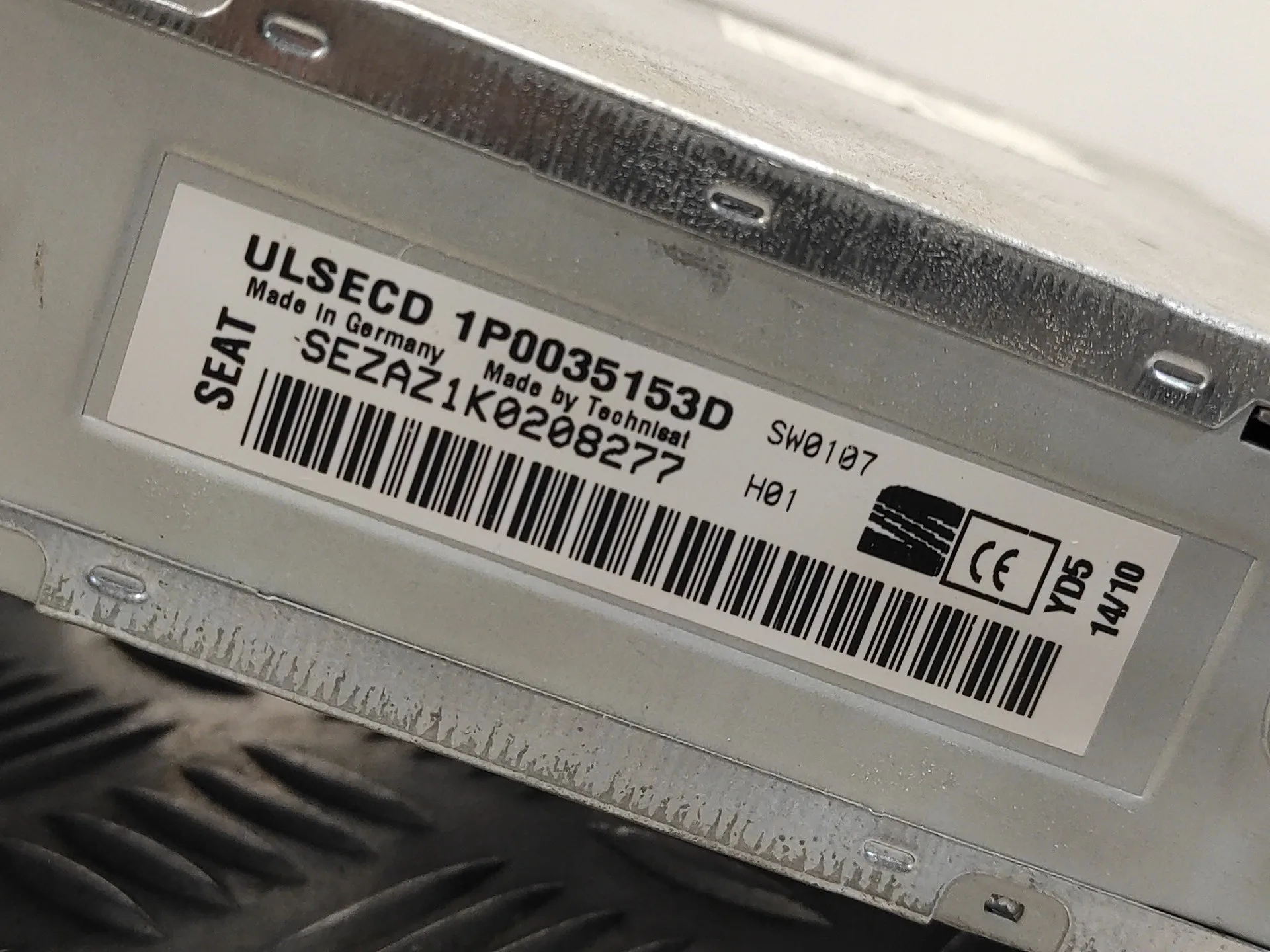 Sistema Audio / Radio Cd para Seat Leon (1P1)