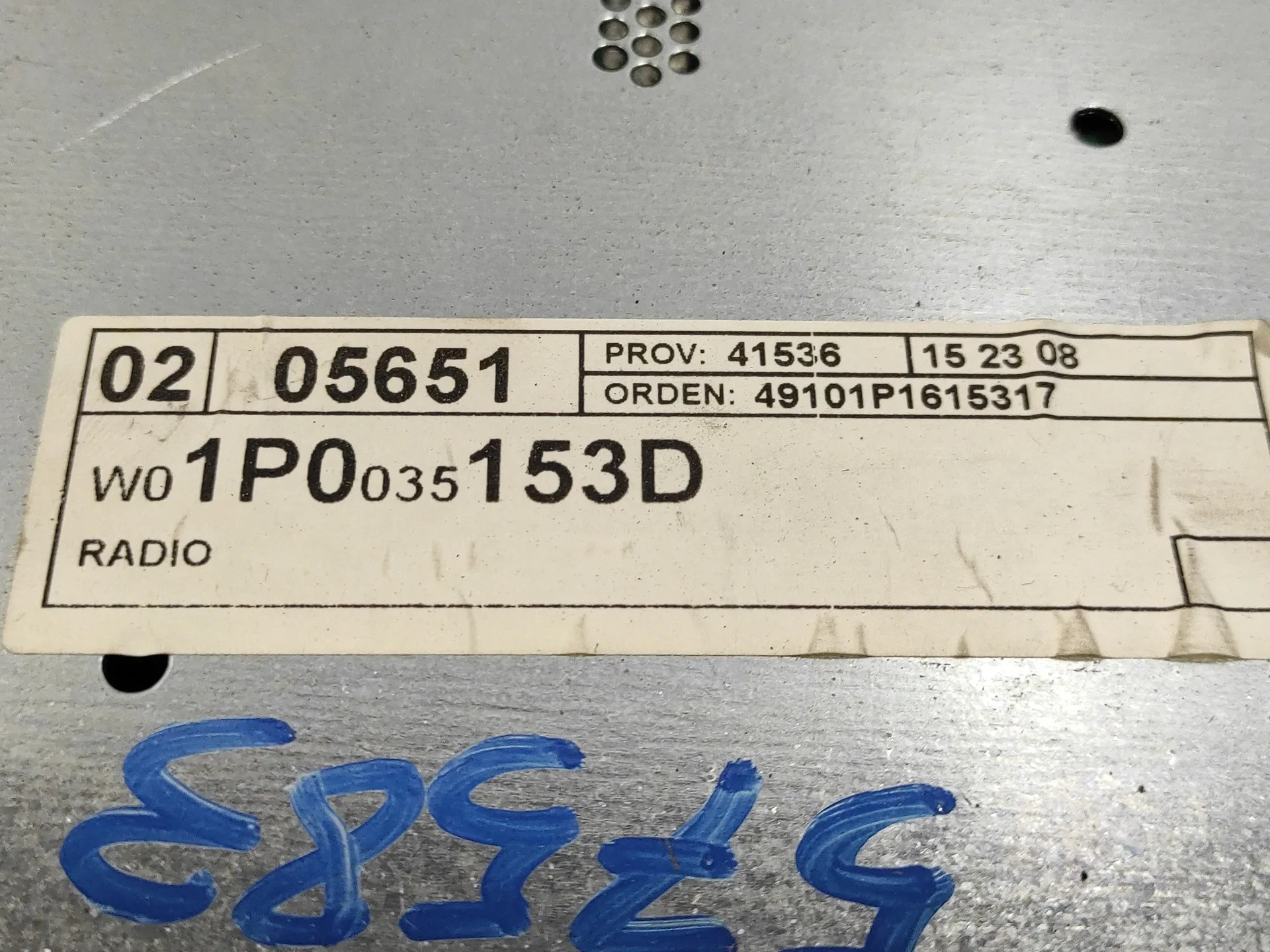 Sistema Audio / Radio Cd para Seat Leon (1P1)