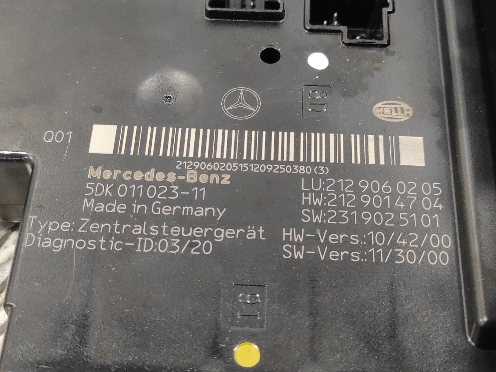 Caja Reles / Fusibles para Mercedes-Benz Clase E (W212) Lim.