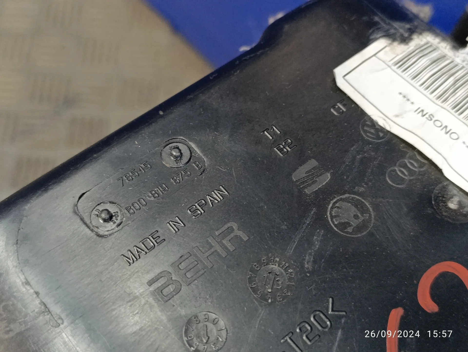 Calefaccion Entera Normal para Seat Ibiza (6J5)