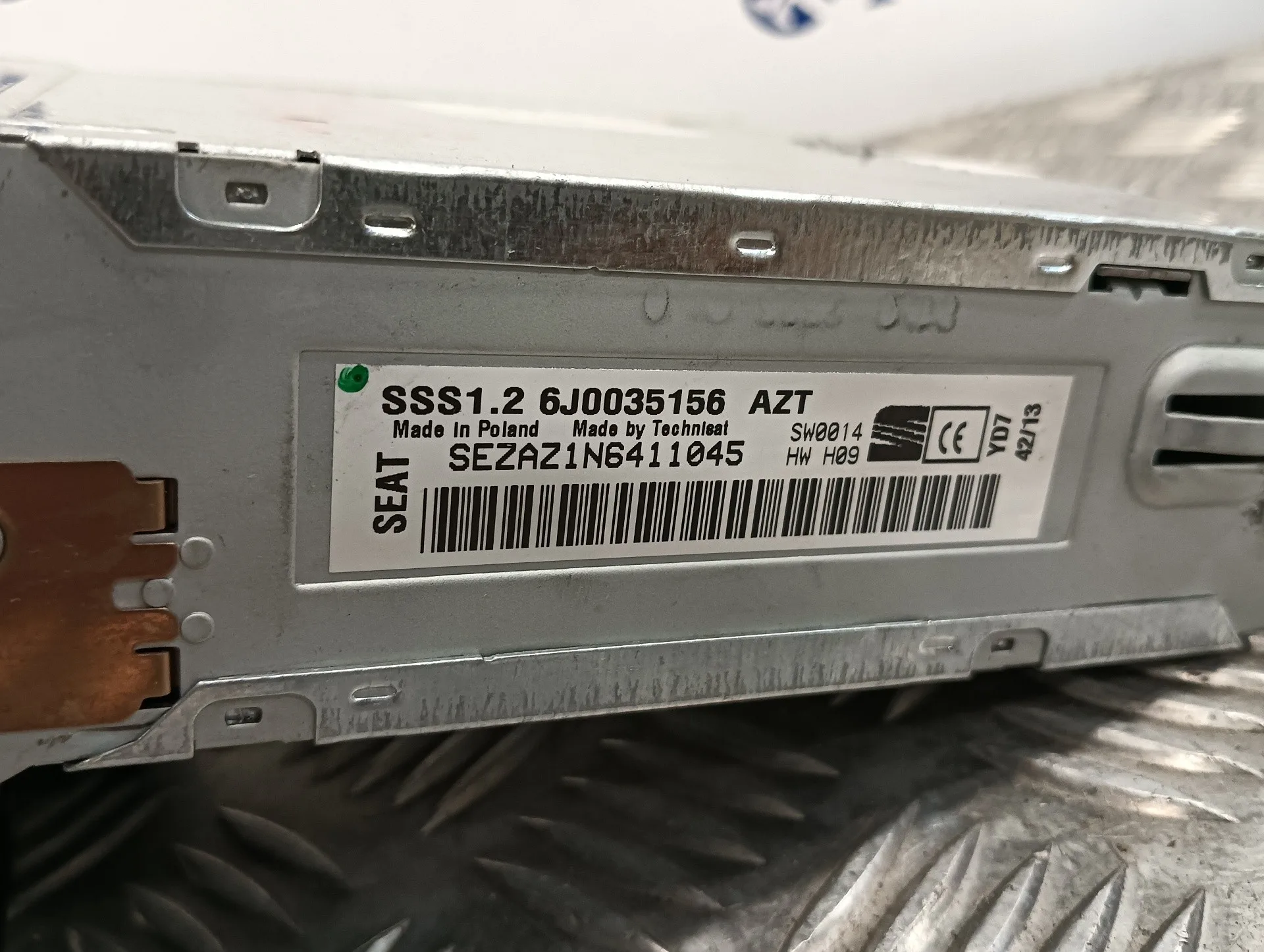 Sistema Audio / Radio Cd para Seat Ibiza (6J5)